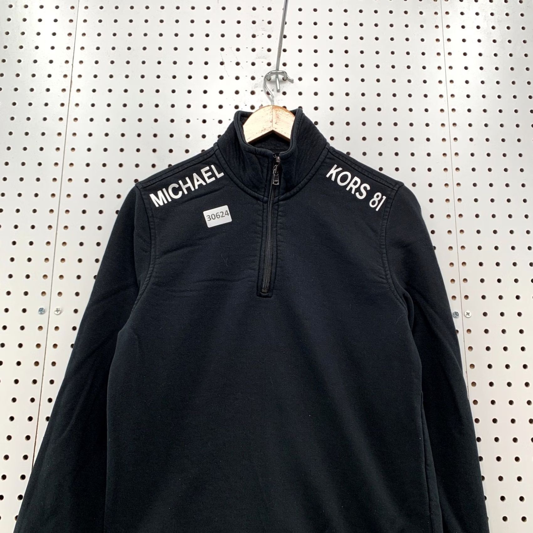Michael Kors Michael Kors 1/4 Zip Sweater Black Mens Small Pullover Knit Mock Neck 1/4 Zip Adult Mens Size US S / EU 44-46 / 1 - 5 Thumbnail
