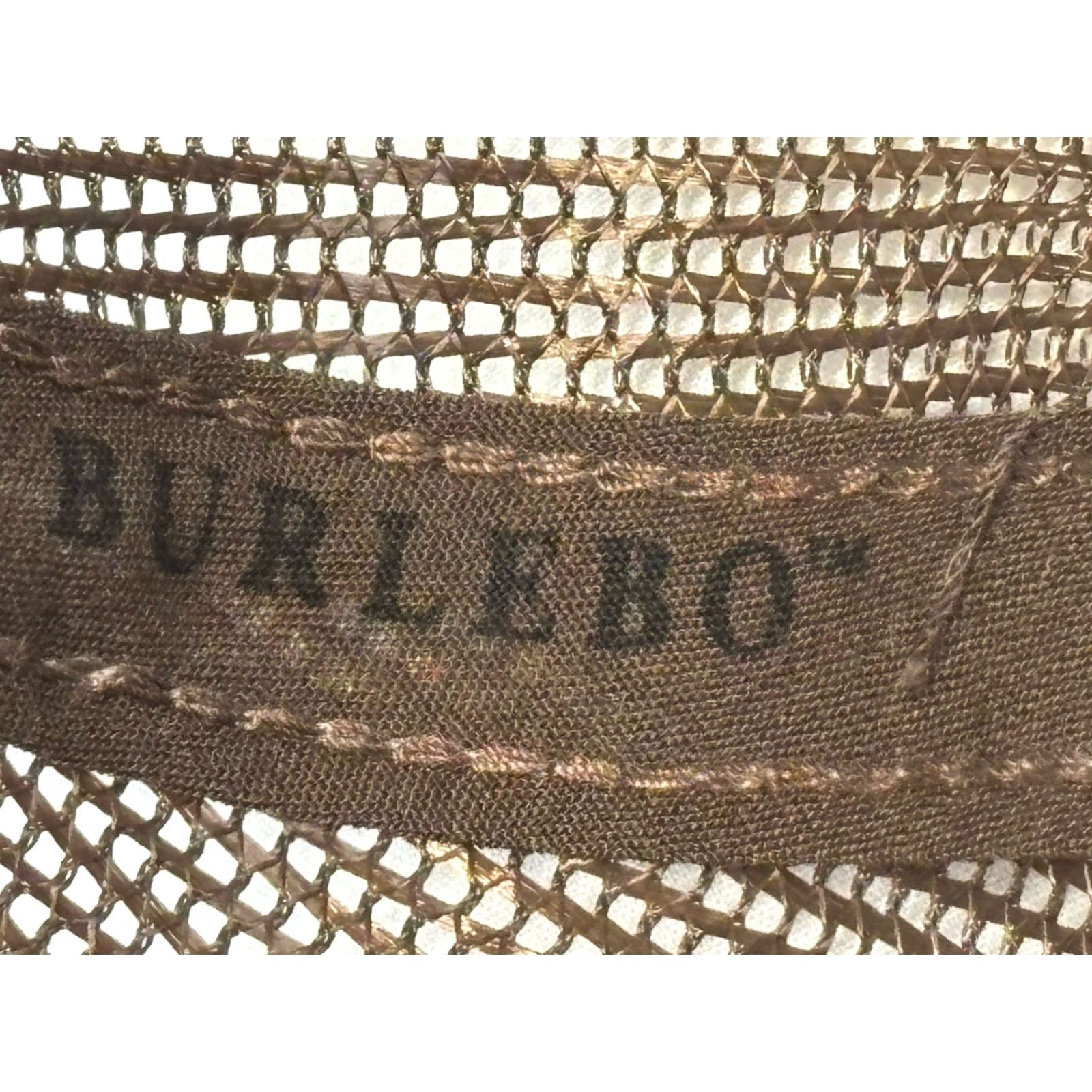 Vintage Burlebo Baseball Cap Hat - Duck Camouflage Trucker Snapback Adjustable One Size Men Hunting Cap Brown with Rope Size ONE SIZE - 6 Thumbnail