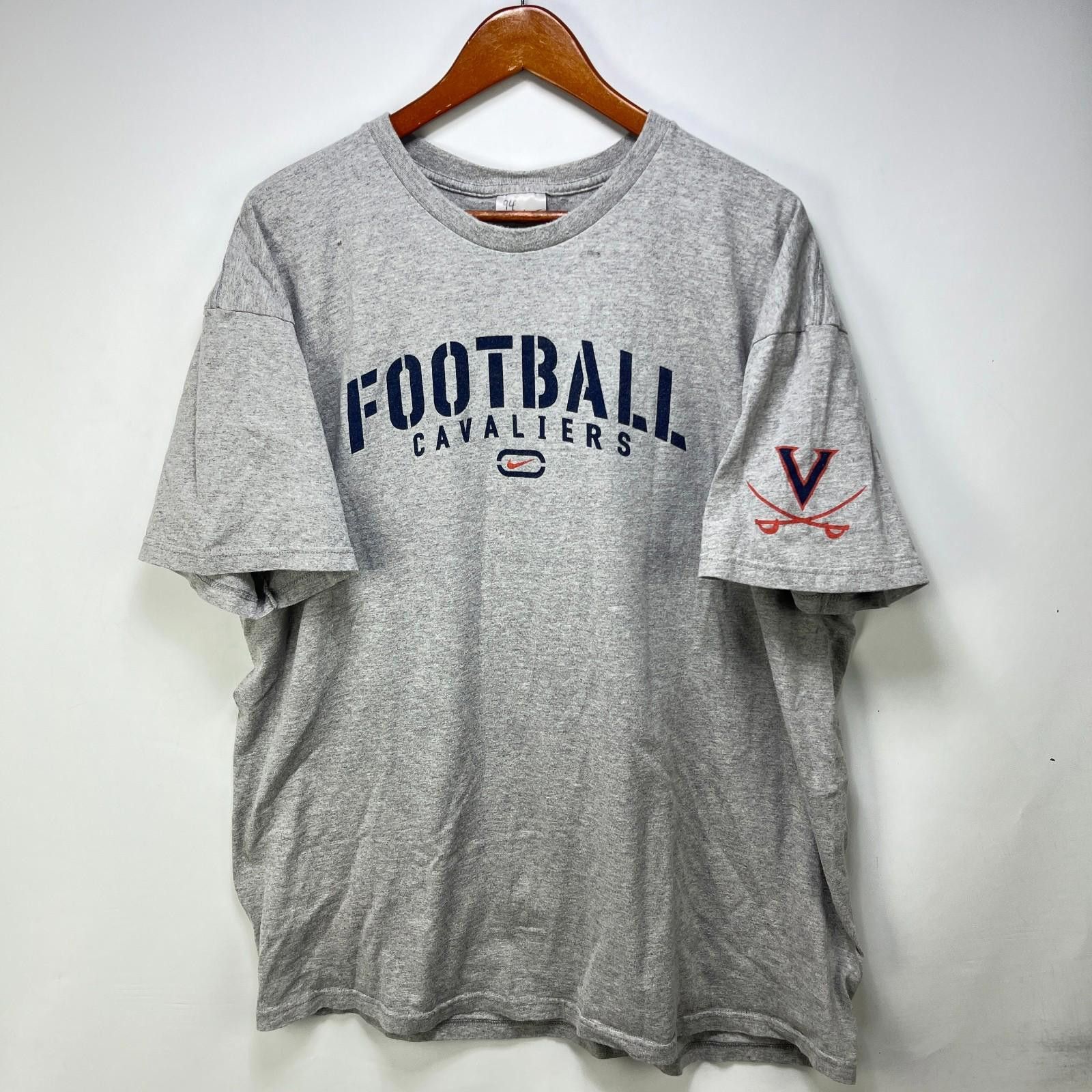 Nike Vintage Nike Virginia Tech Cavaliers Football T Shirt 2XL Size ONE SIZE - 1 Thumbnail