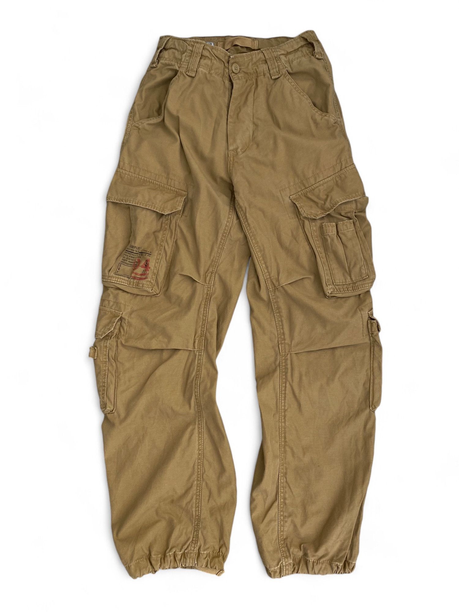 Vintage Vintage Surplus Cargo Pants Skate Rap Hiphop Baggy Size US 28 / EU 44 - 1 Thumbnail