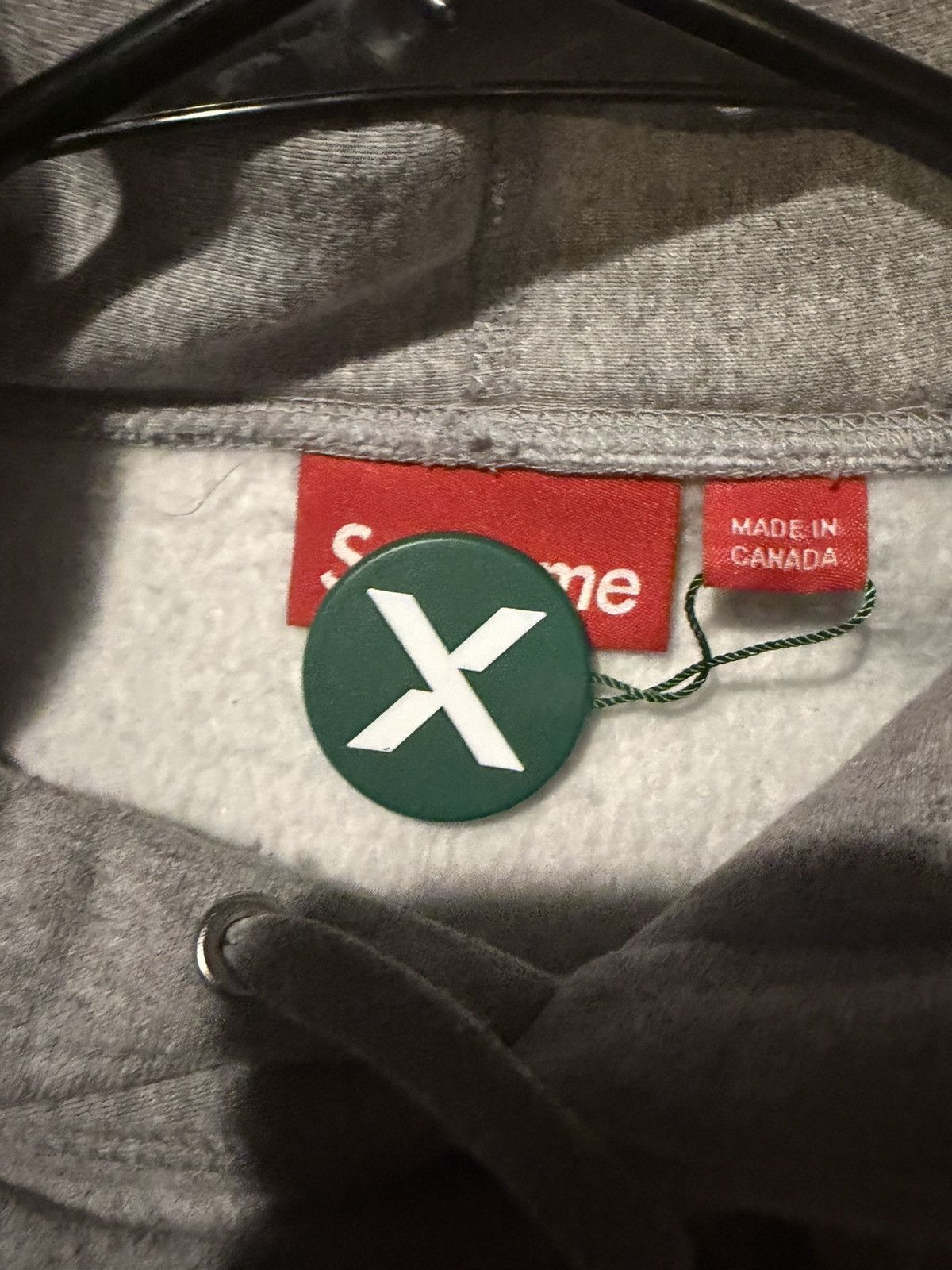 Supreme Supreme Box Logo “Navy on Gray” FW25 Size US XXL / EU 58 / 5 - 5 Thumbnail