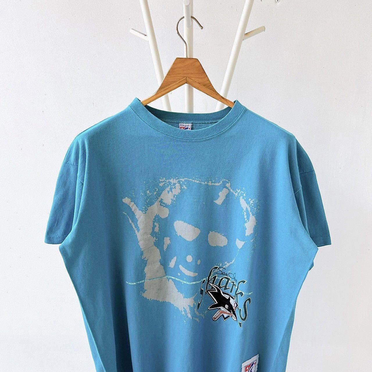 Vintage 90s San Jose Sharks NHL t-shirt/ L Size US L / EU 52-54 / 3 - 2 Thumbnail