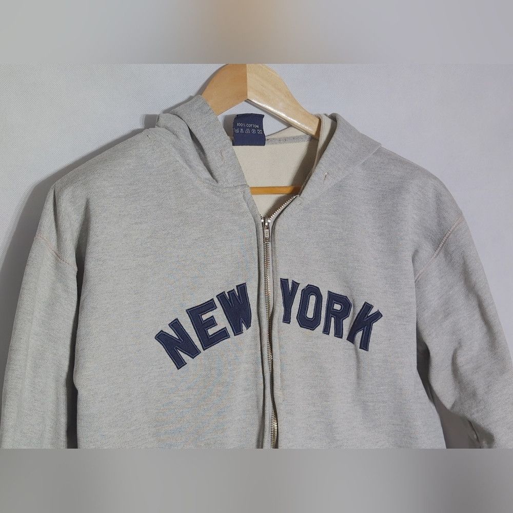 Other Vintage M Gray New York Heavy Cotton Hoodie Play Smart Size US M / EU 48-50 / 2 - 3 Thumbnail