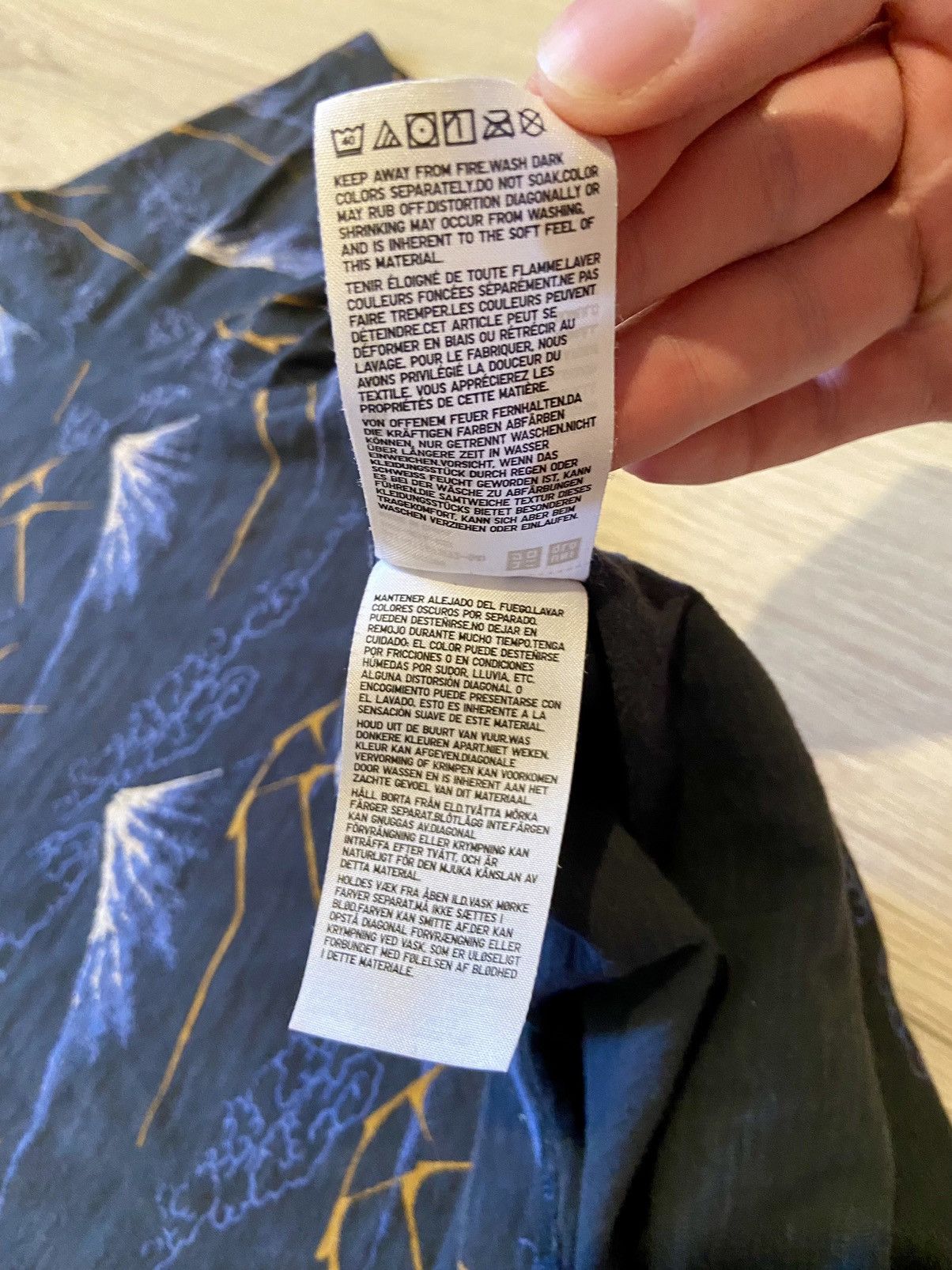 Uniqlo Uniqlo Hokusai Blue Japanese printed tee Size US M / EU 48-50 / 2 - 5 Thumbnail