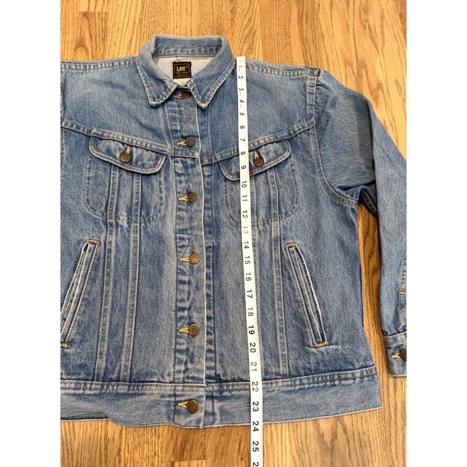 Lee VINTAGE LEE Denim Trucker Jacket Women’s Medium 80s 90s USA Riders Vtg Size M / US 6-8 / IT 42-44 - 7 Thumbnail
