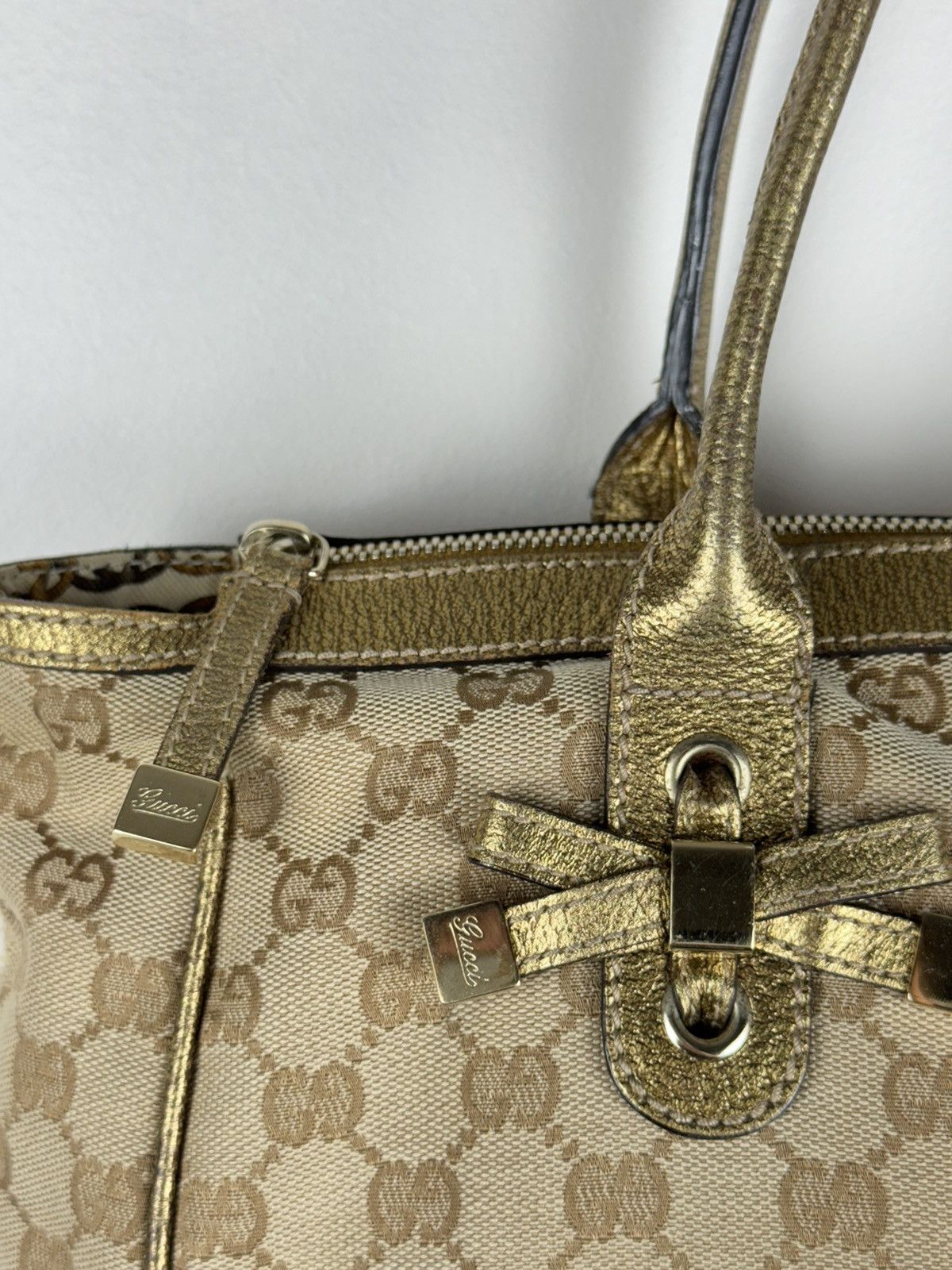 Gucci Handle bag Gucci GG monogram original casual luxury item Size ONE SIZE - 5 Thumbnail