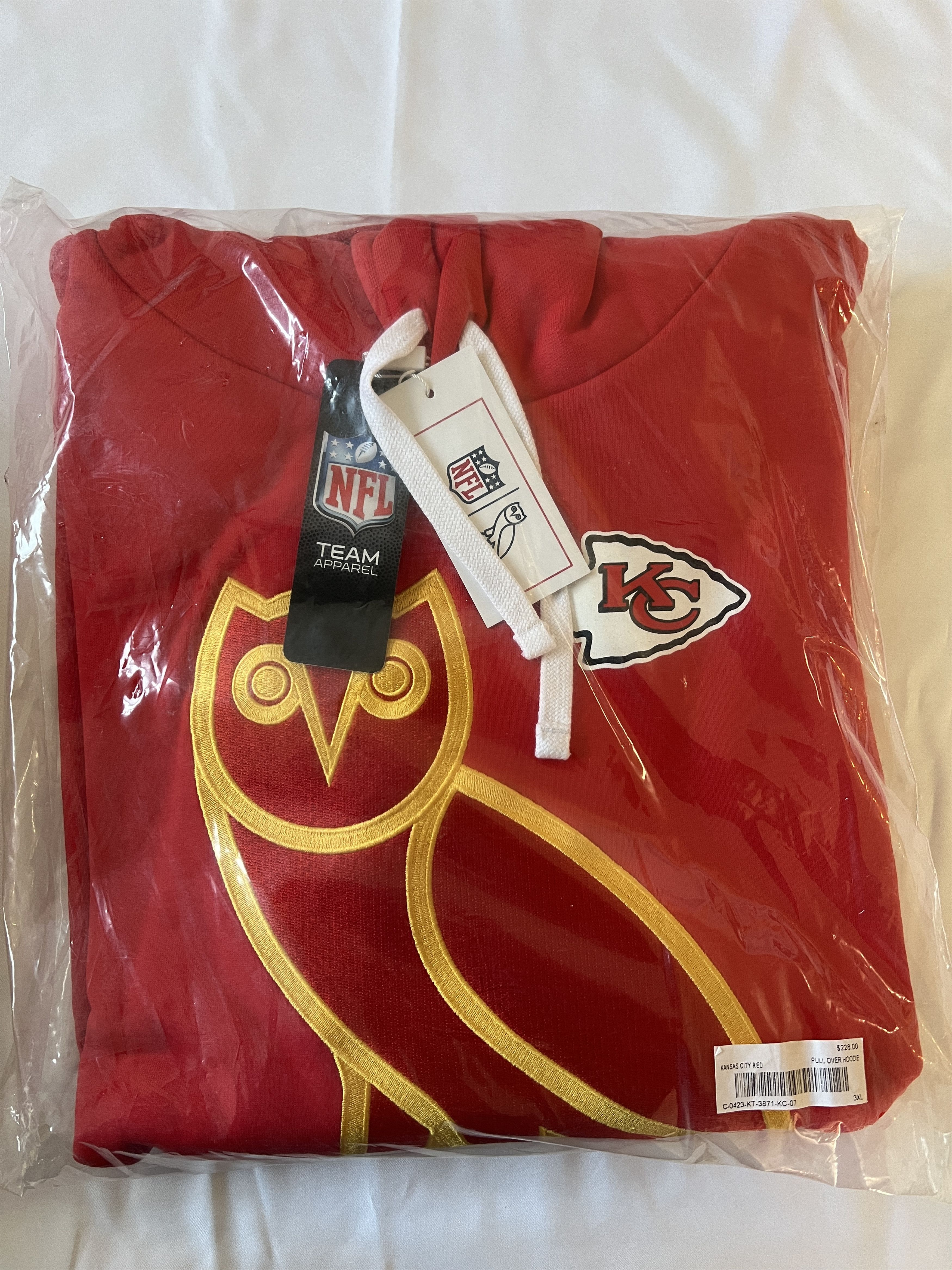 Drake OVO x NFL KANSAS CITY CHIEFS OG HOODIE XXXL Size US XXL / EU 58 / 5 - 1 Thumbnail