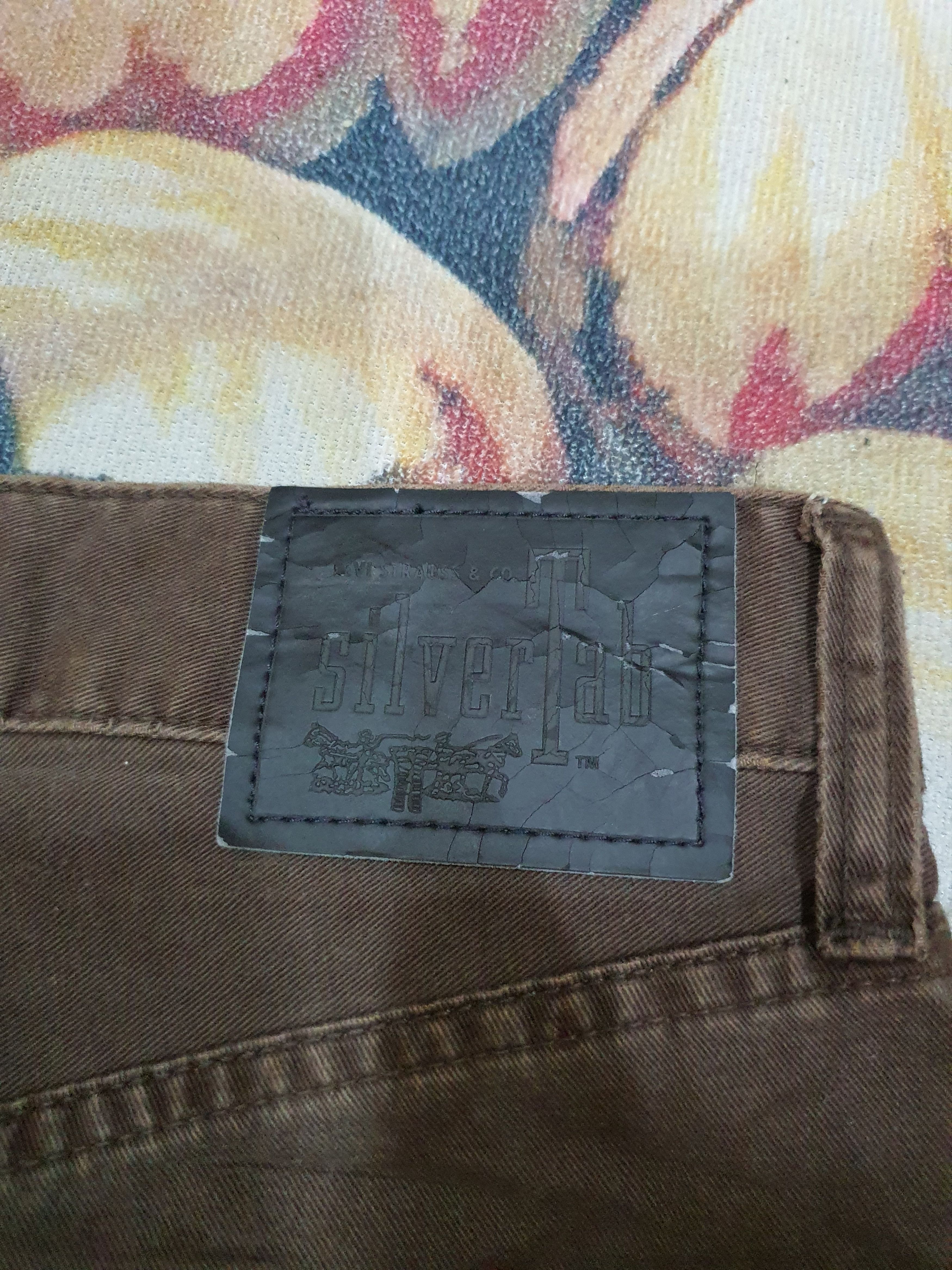 Levi's Rare 🌟Vintage 90's Levis Silve Tab Wideleg Baggy 29x40 🔥 Size US 29 - 10 Thumbnail