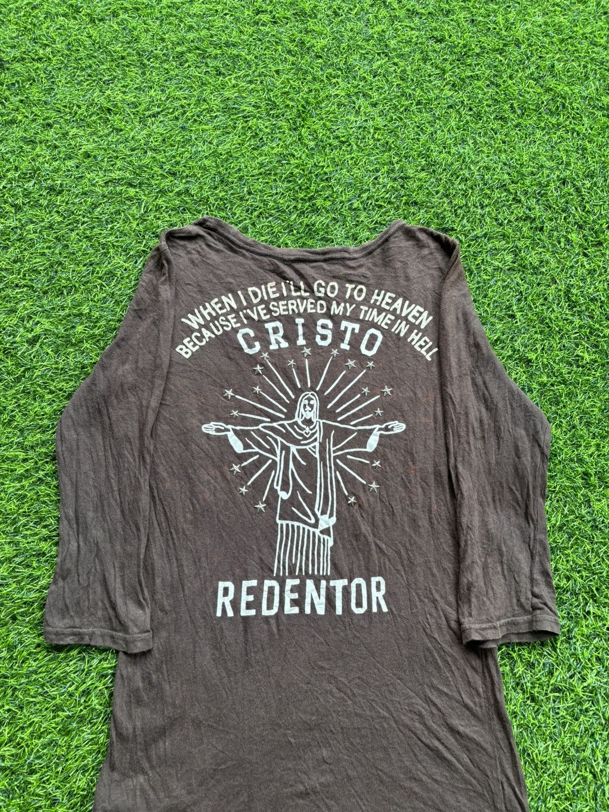 Hysteric Glamour Y2k Manufacture Jesus Raglan Size S / US 4 / IT 40 - 2 Thumbnail
