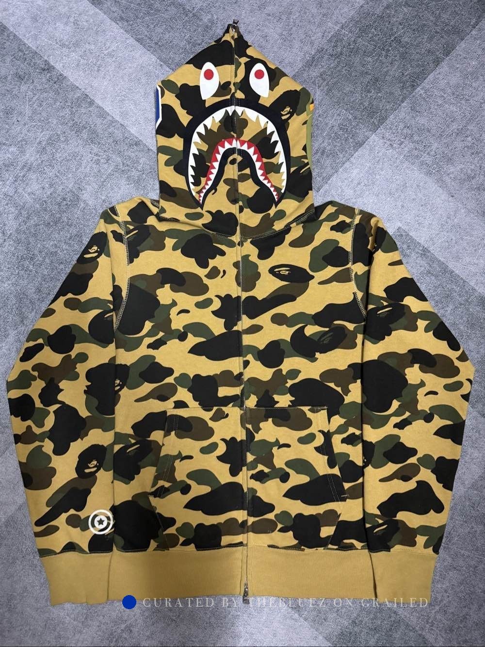 Bape Camo Shark Tiger Full Zip Hoodie Size US M / EU 48-50 / 2 - 1 Thumbnail