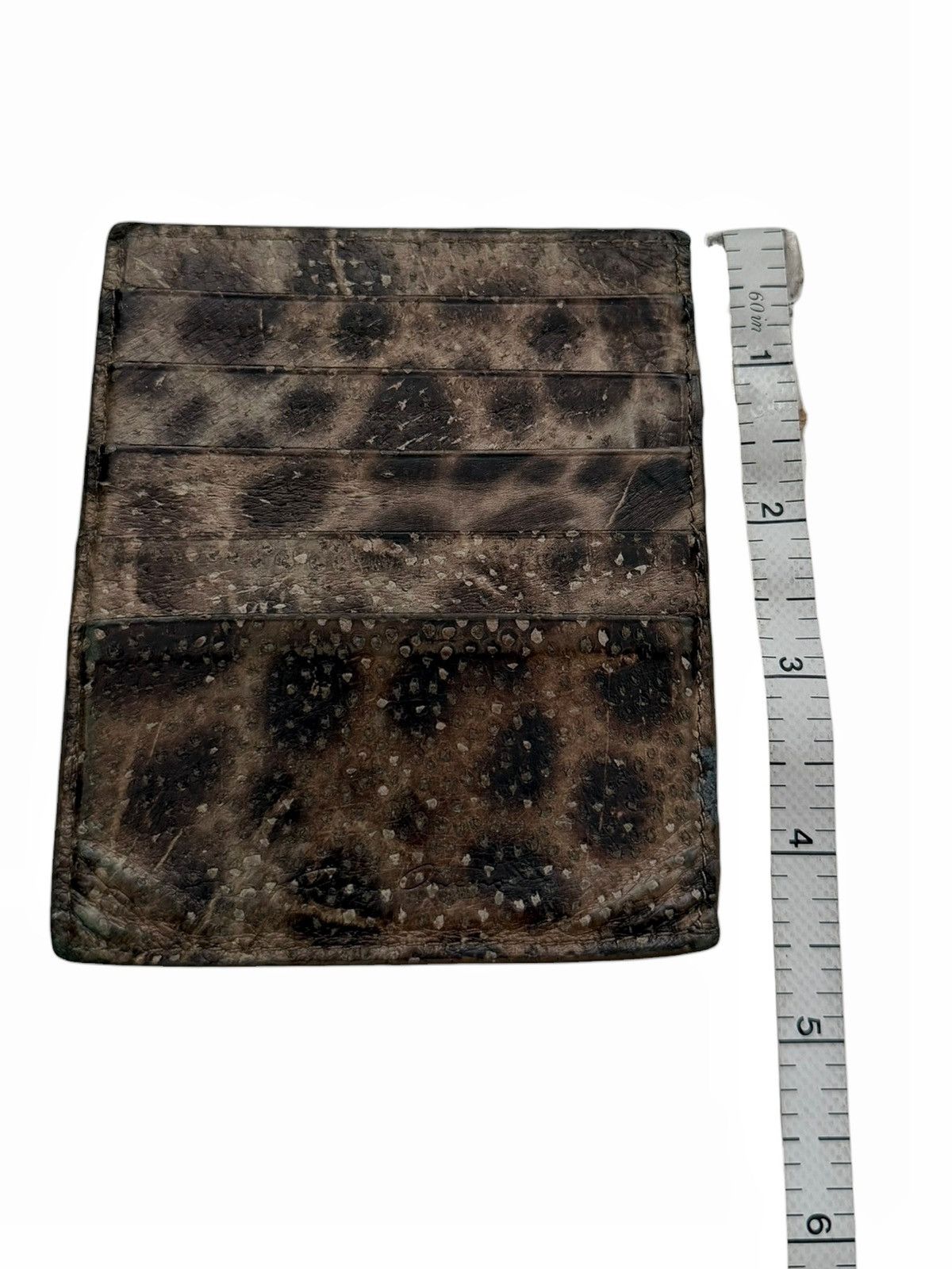 Rick Owens RARE 1/1 Wolffish Leather Card Holder Size ONE SIZE - 4 Thumbnail