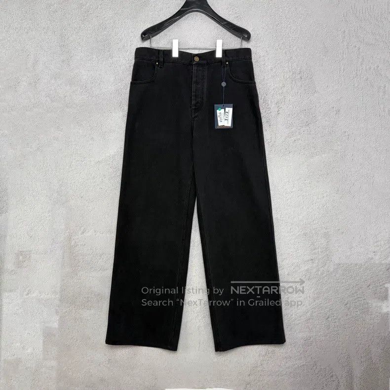 Louis Vuitton Louis Vuitton Graffiti LOGO silhouette denim pants Size US 32 / EU 48 - 1 Thumbnail