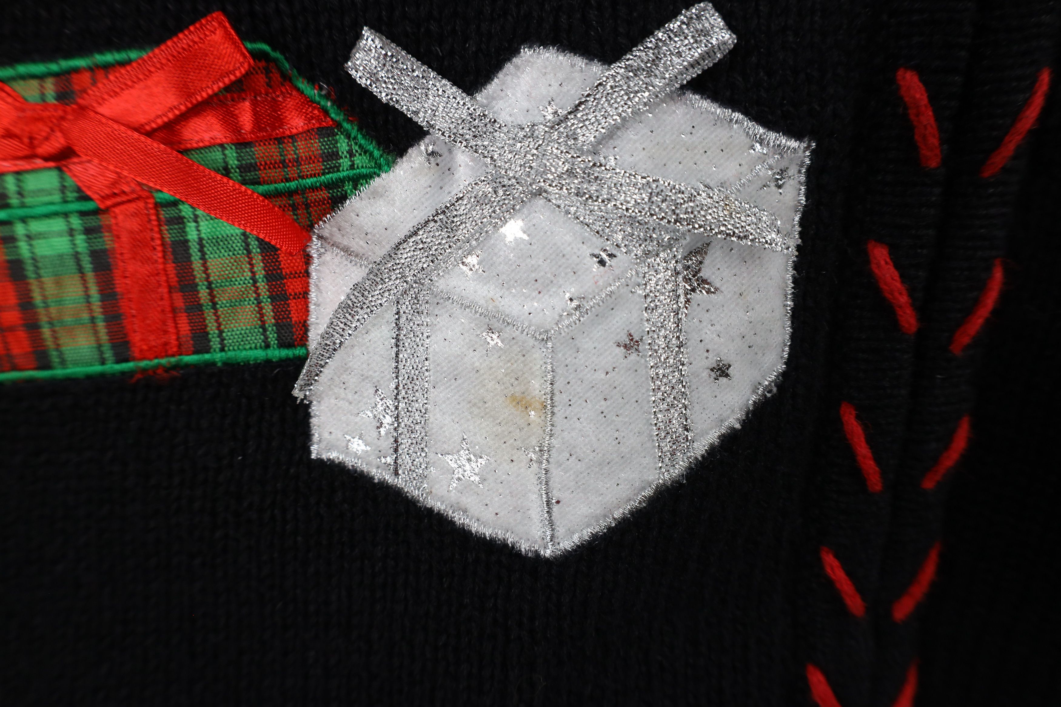 Vintage Vintage 90s Streetwear Christmas Knit Full Zip Sweater Vest Size L / US 10 / IT 46 - 7 Thumbnail