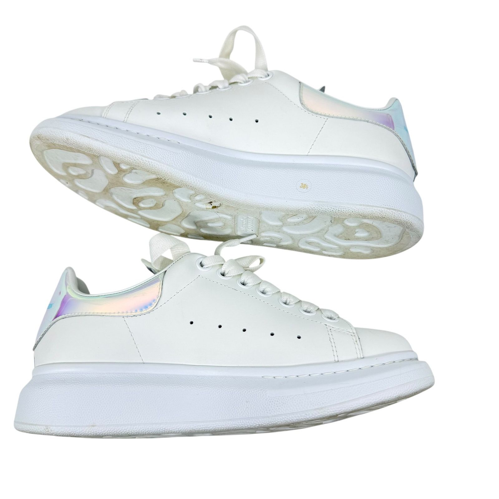 Alexander McQueen Alexander Mcqueen Oversized Pearlescent Sneakers Shock Pink Size US 8.5 / IT 38.5 - 6 Thumbnail
