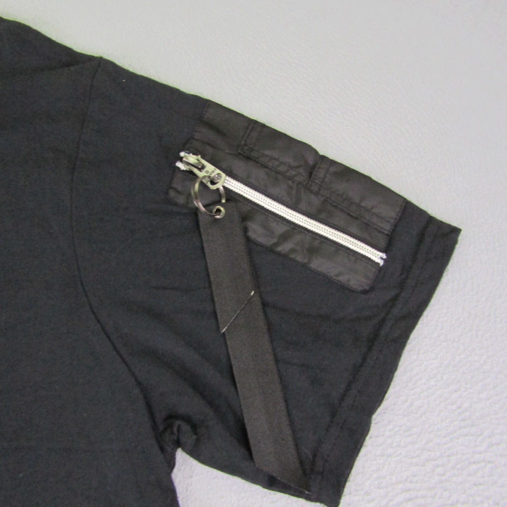 Southpole Southpole Shirt Mens XL Black Crewneck Short Sleeve Pockets Zip Size US XL / EU 56 / 4 - 3 Thumbnail