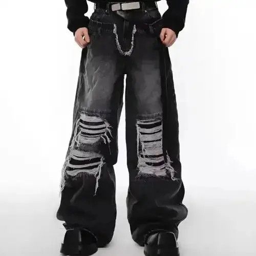 Japanese Brand Japanese Opium Ripped pants Size US 28 / EU 44 - 1 Thumbnail