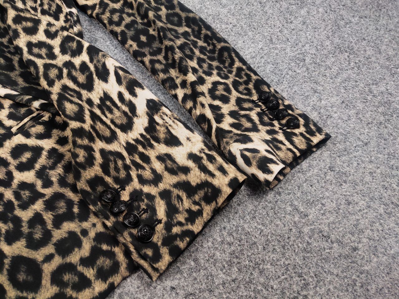 The Kooples The Kooples design Leopard print straight-cut Blazer Jacket Size S / US 4 / IT 40 - 10 Thumbnail