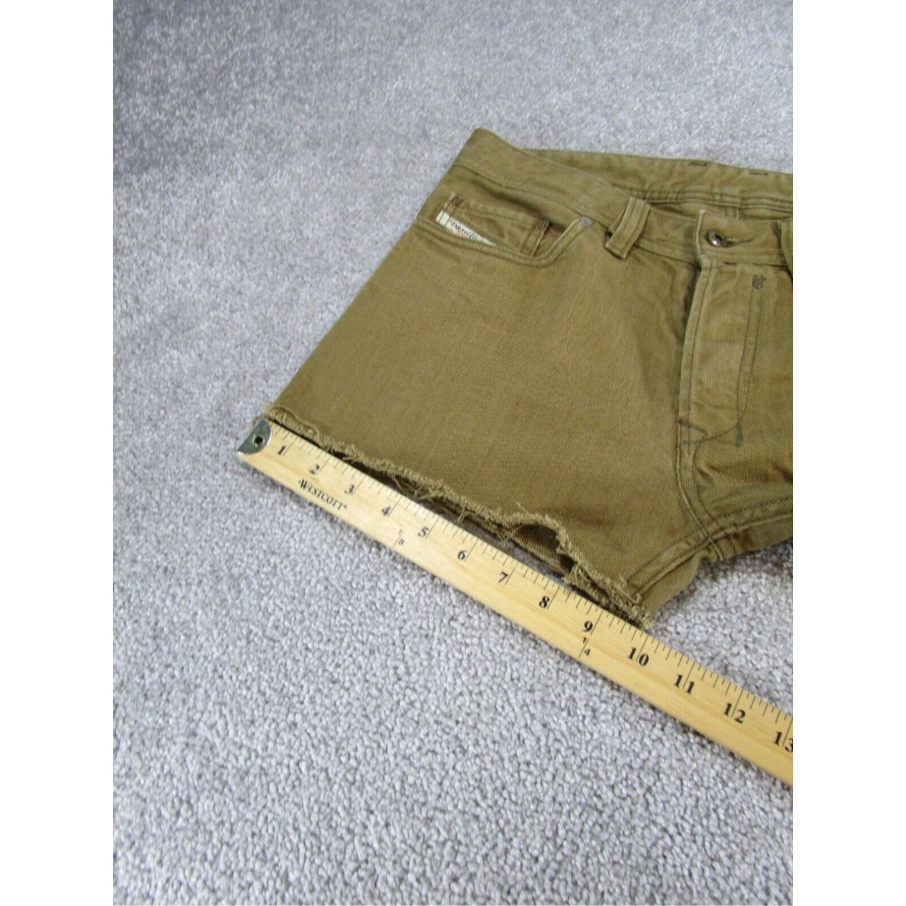 Diesel Diesel Womens Brown Jean Shorts Size 28" / US 6 / IT 42 - 4 Thumbnail