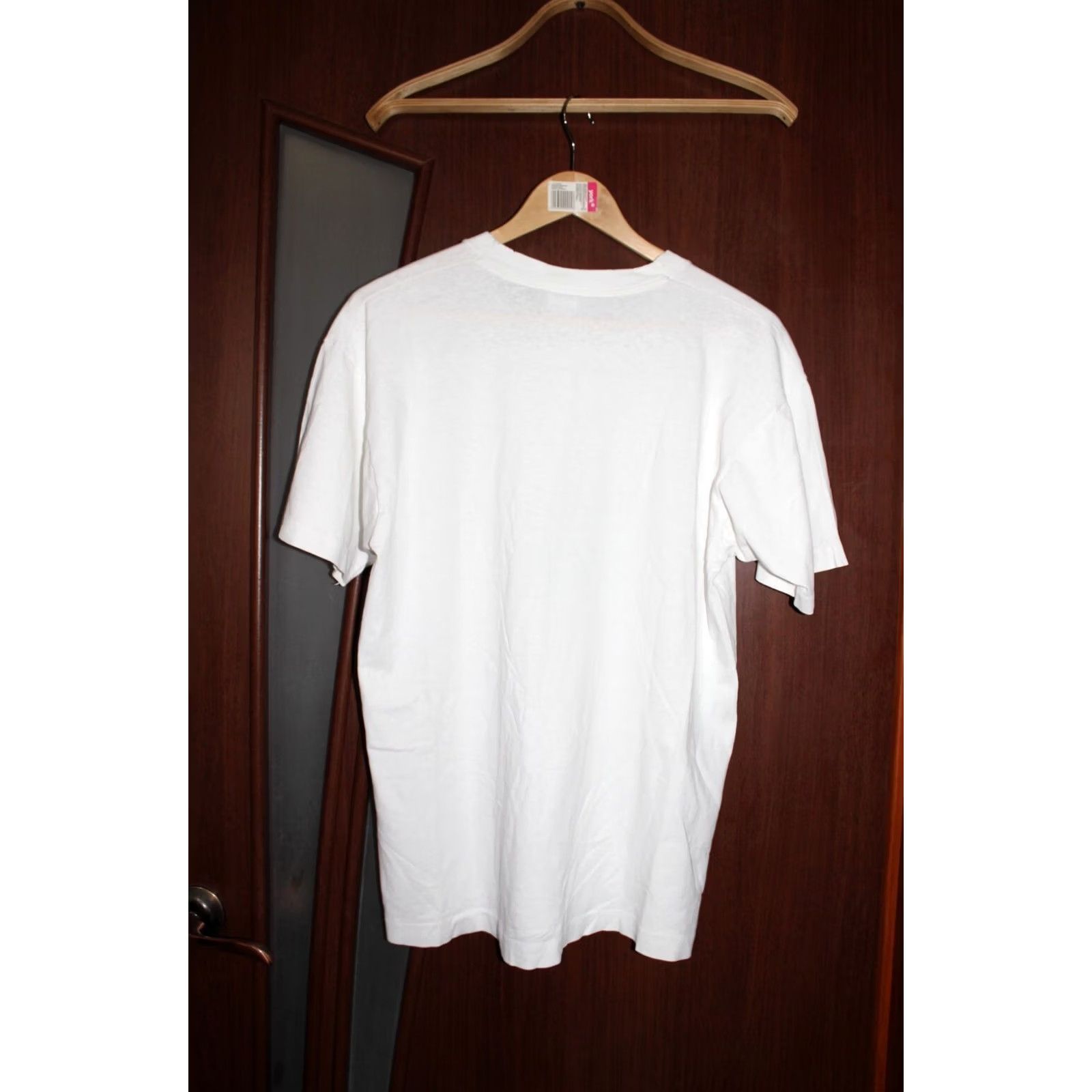 Fruit Of The Loom VINTAGE Boston white T-shirt - size L Mens Fruit of the Loom Short Sleeve Retro Funny 1990s Shirt Size US L / EU 52-54 / 3 - 4 Thumbnail