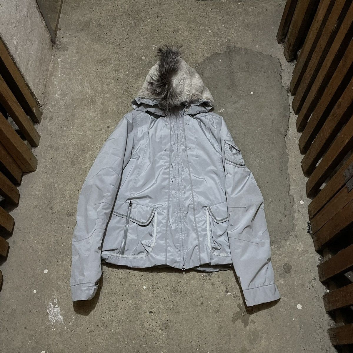 Marithe + Francois Girbaud Marithe François girbaud Mowhawk fur jacket rare Size L / US 10 / IT 46 - 1 Thumbnail
