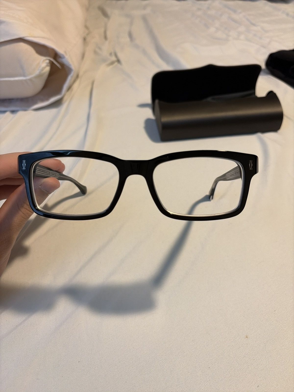 Cartier Cartier Rectangle Glasses Size ONE SIZE - 1 Thumbnail