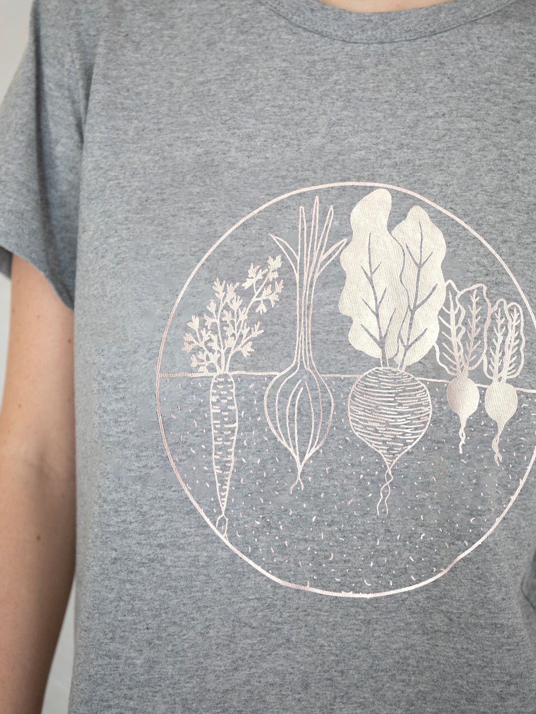 The Unbranded Brand Garden T-Shirt, Veggie Shirt, Screen Printed T Shirt Size M / US 6-8 / IT 42-44 - 5 Thumbnail