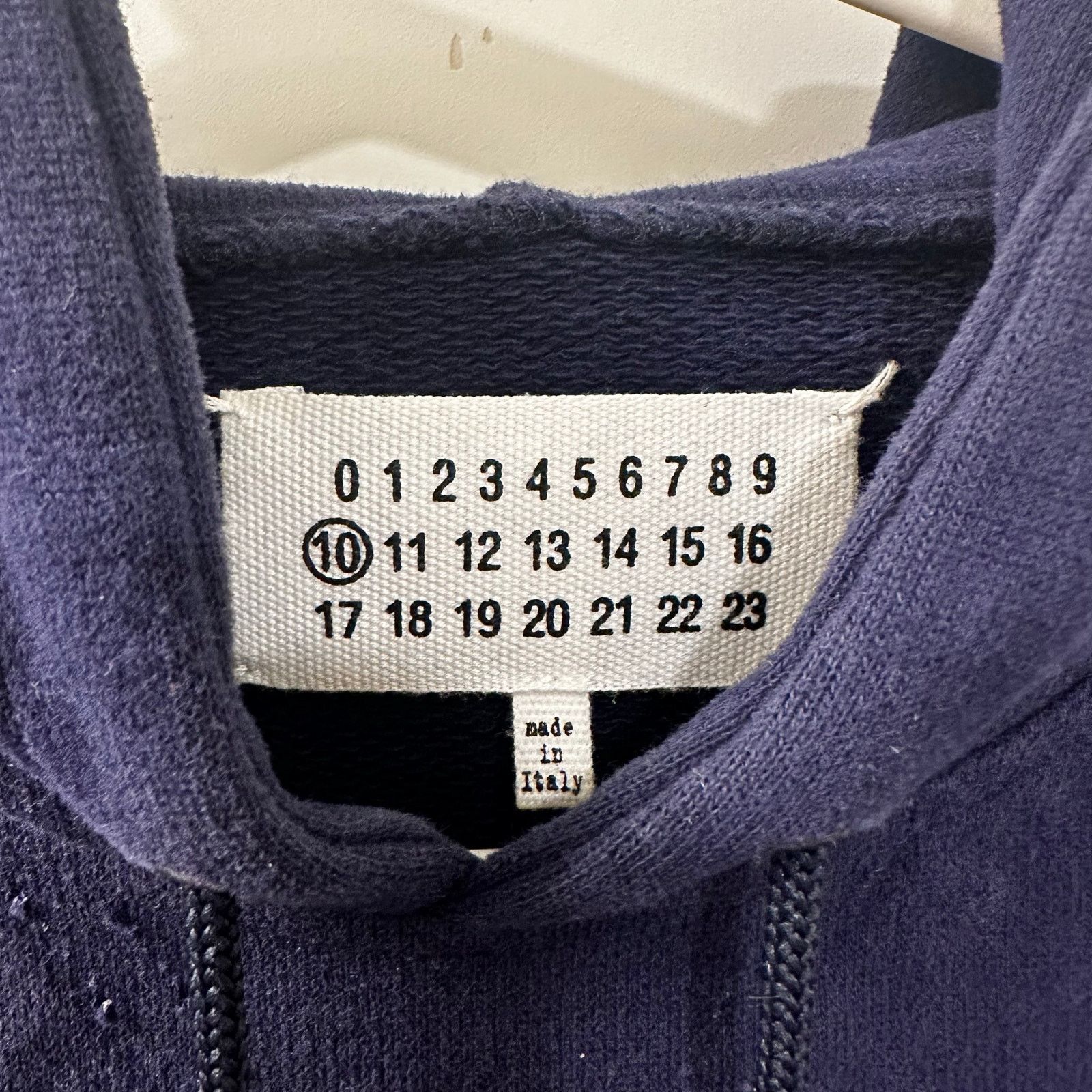 Maison Margiela Rare Maison Margiela Navy Hoodie 46 Made in Italy Size US S / EU 44-46 / 1 - 3 Thumbnail