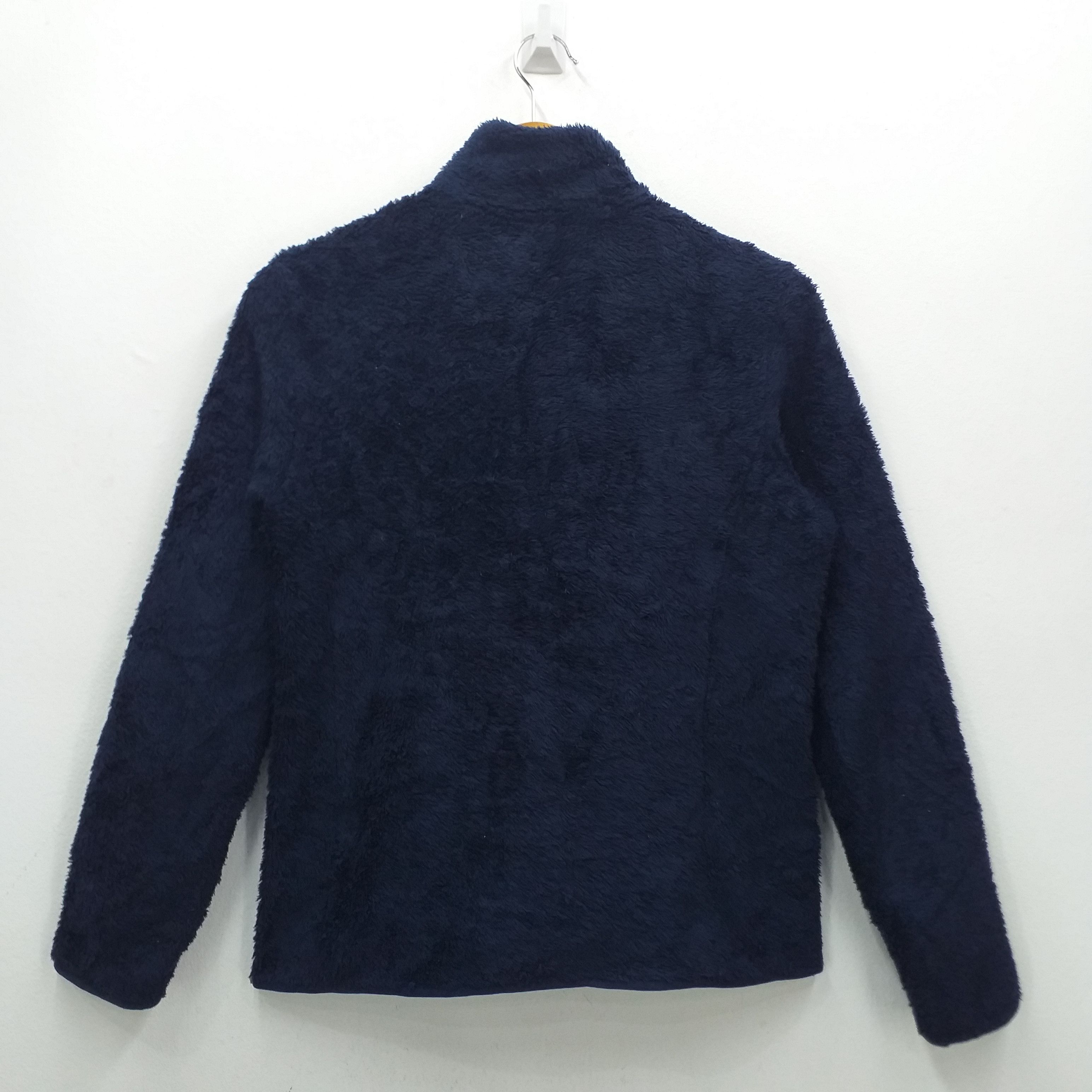Japanese Brand VTG Uniqlo Silky Fleece Zipper Jacket Navy Blue -J009 Size US L / EU 52-54 / 3 - 2 Thumbnail
