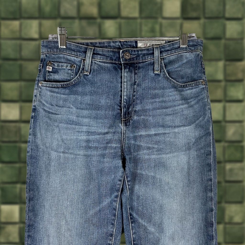 Vintage AG Adriano Goldschmied Jeans Straight Leg Womens 28R Light Wash Mid Rise USA Denim 5-Pocket Modern Classic Mens? Size 28" / US 6 / IT 42 - 1 Thumbnail