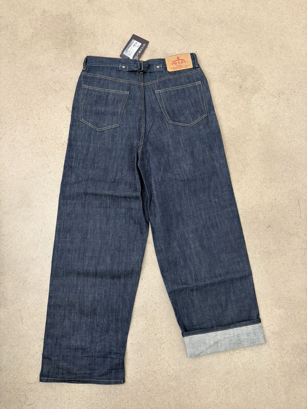 Prada wide leg selvage denim Size US 32 / EU 48 - 12 Thumbnail