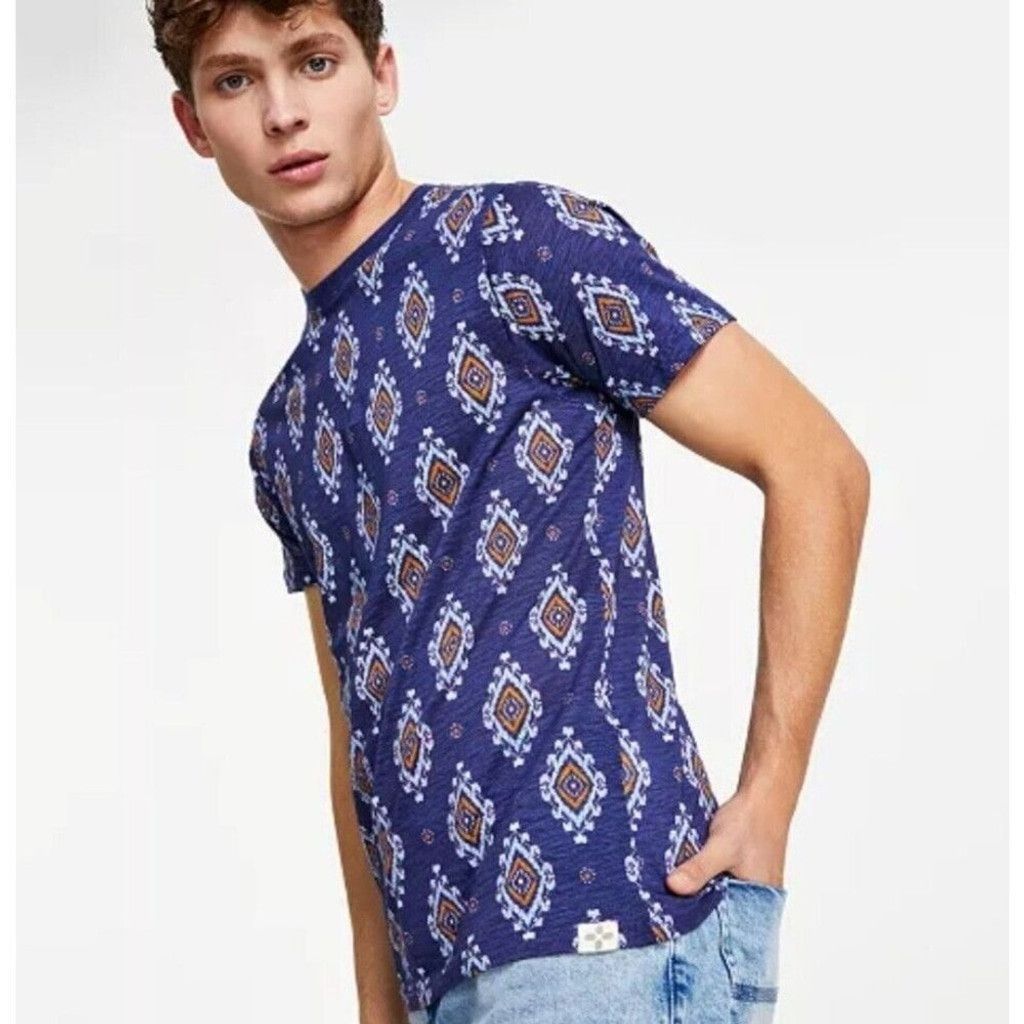 Other Sun Stone Men's Pompador Blue Tshirt. Size Medium. NWT Size US M / EU 48-50 / 2 - 2 Thumbnail