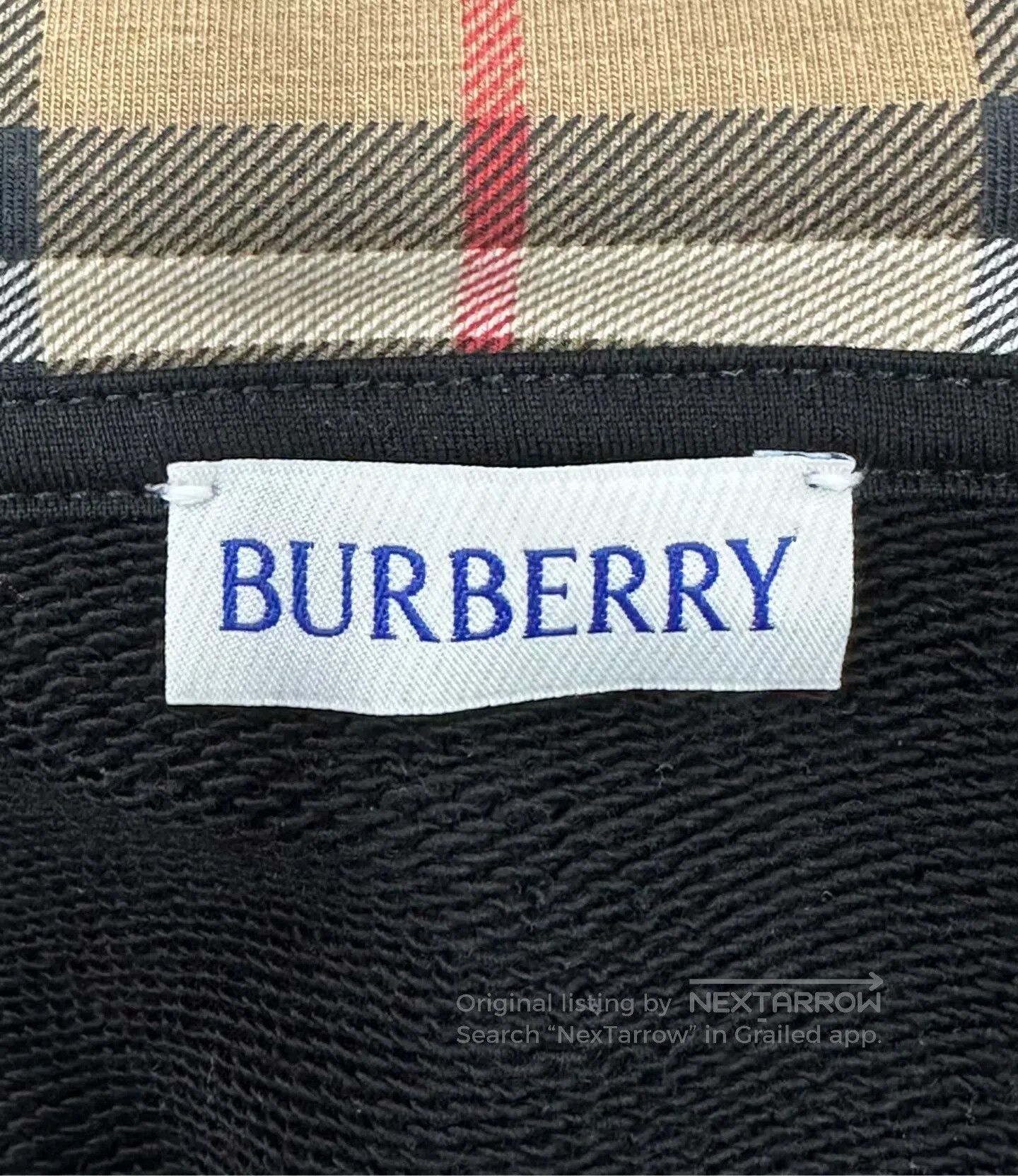 Burberry Burberry Black Pocket Plaid Hooded Zip-up Jacket| Size XS / US 0-2 / IT 36-38 - 3 Thumbnail