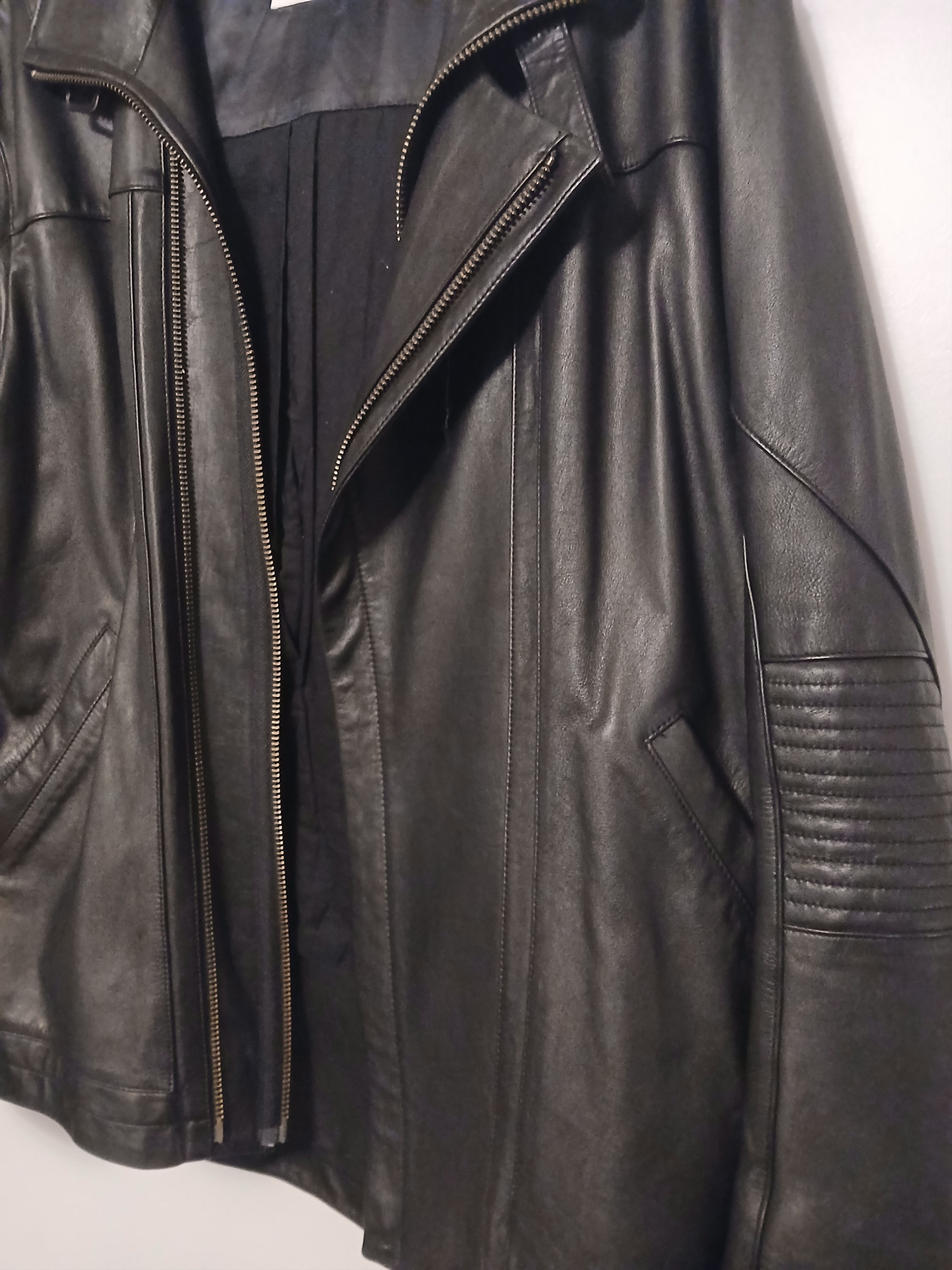 ジャケット・アウター HELMUT LANG leather jacket Helmut Lang zip-up Leather Jacket | Black | FARFETCH