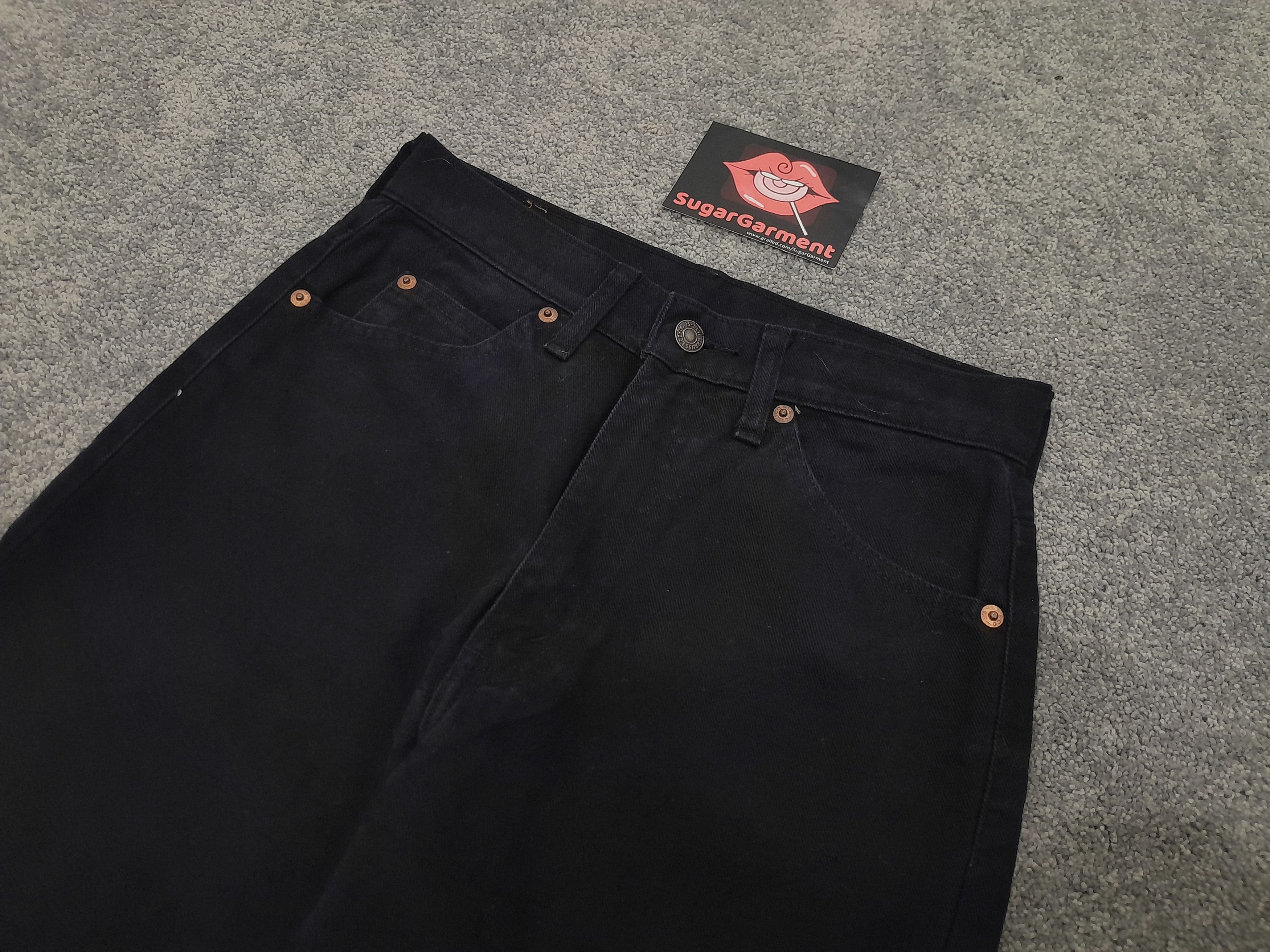 Levi's × Vintage Levis 517 Jeans Bootcut SUPER BLACK Size US 27 - 5 Thumbnail