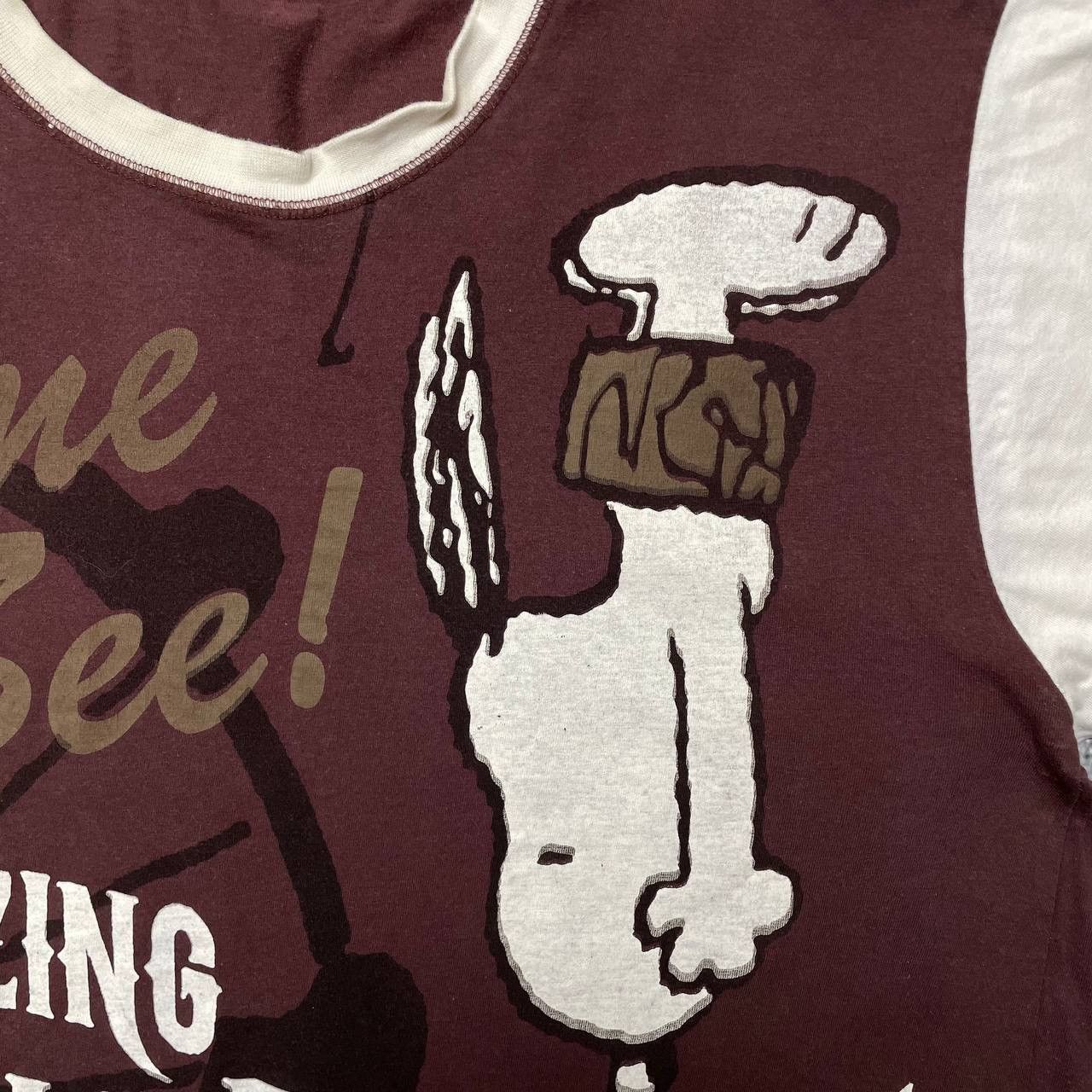 Peanuts × Vintage Vintage 2000s Snoopy The Amazing Diving Beagle T Shirt L/XL Size US XL / EU 56 / 4 - 6 Thumbnail