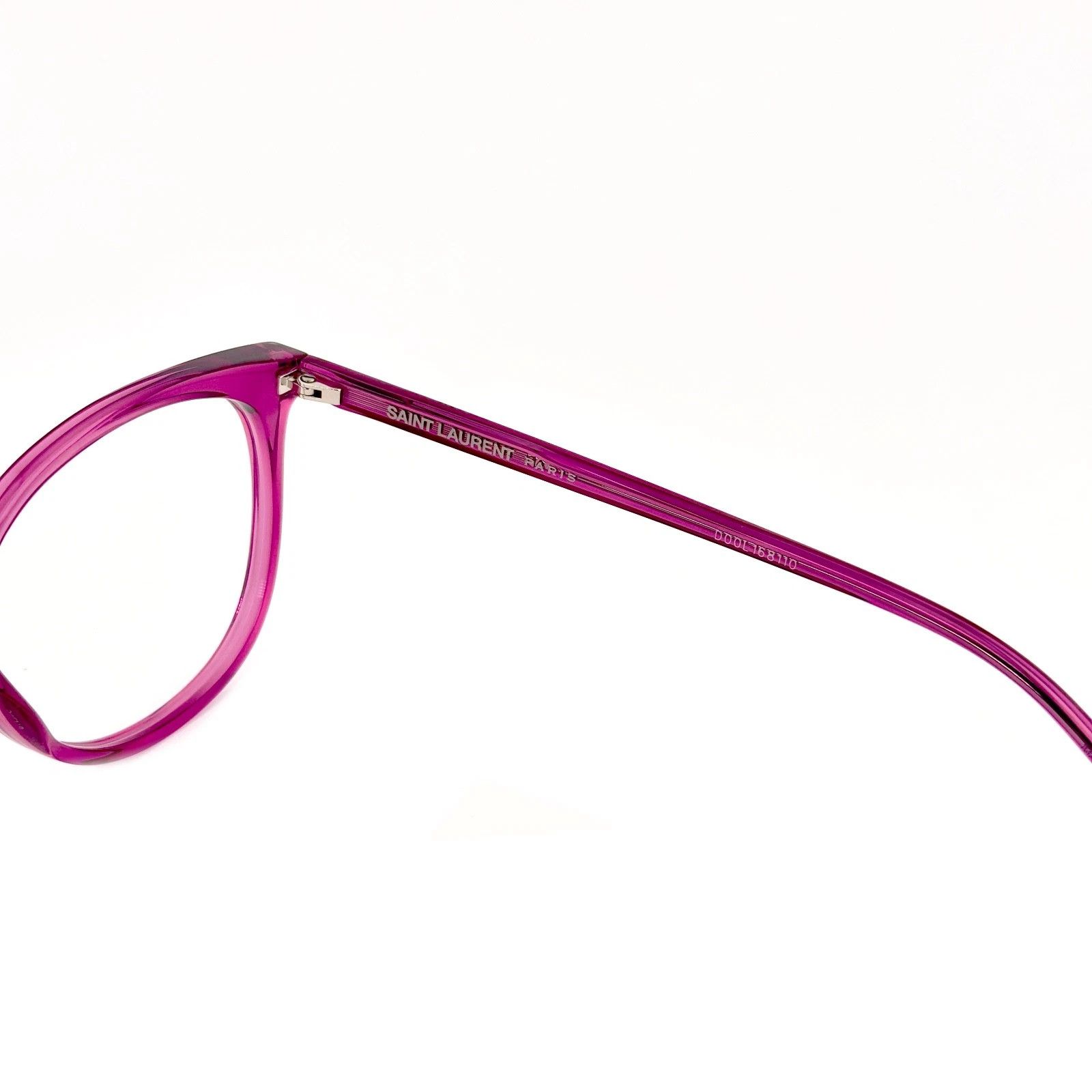 Saint Laurent Paris SAINT LAURENT 39 YSL SL39 Crystal Classic Eyeglasses 012 Size ONE SIZE - 7 Thumbnail