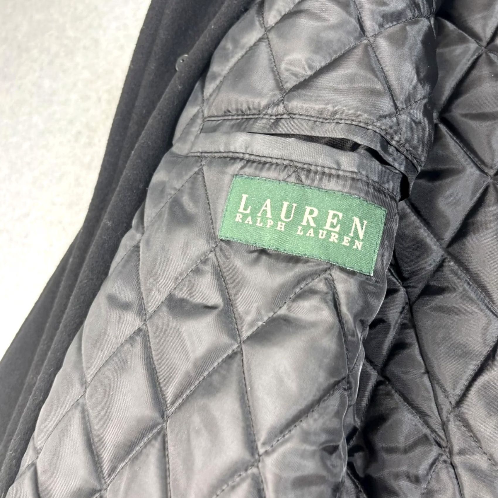 Ralph Lauren Lauren Ralph Lauren Coat Men 36 Short Black Wool Cashmere Blend Overcoat Size US 36 / EU 52 - 3 Thumbnail