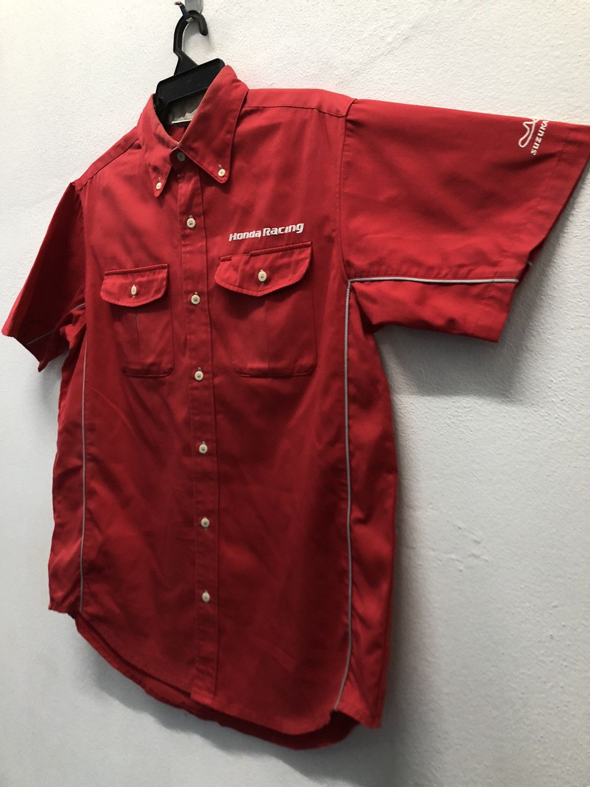 Honda Honda Racing Suzuka Circuit Button-Up Shirt – Red (Size M) Size US M / EU 48-50 / 2 - 4 Thumbnail