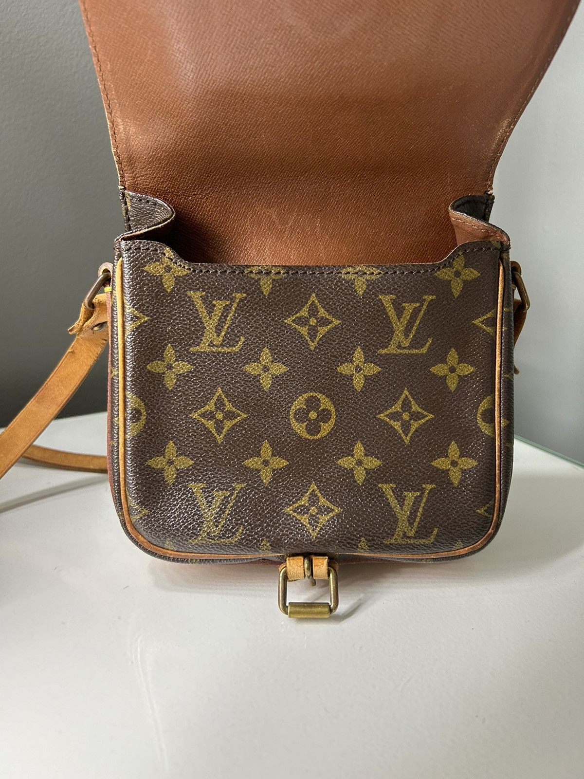 Louis Vuitton Louis Vuitton Monogram Mini Cartouchiere PM Crossbody 874 SL Size ONE SIZE - 4 Thumbnail
