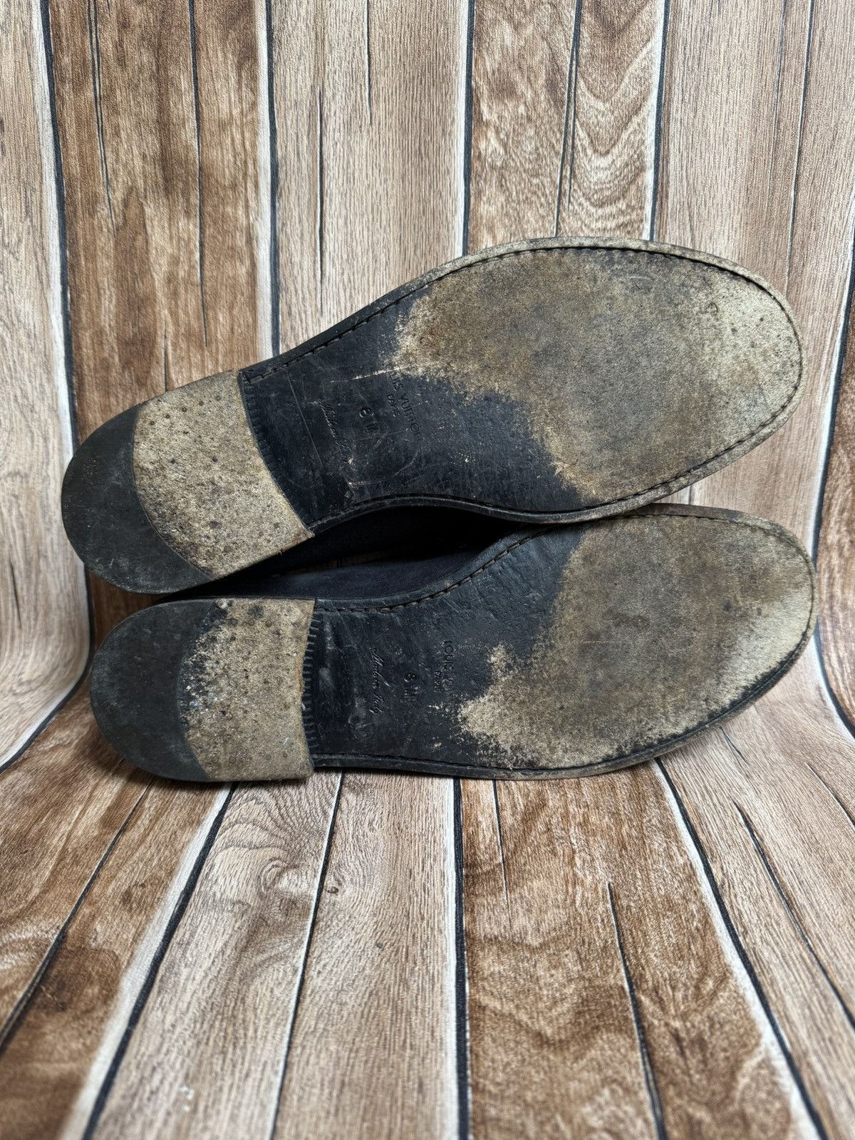 Louis Vuitton suede leather loafers Size US 9.5 / EU 42-43 - 16 Thumbnail
