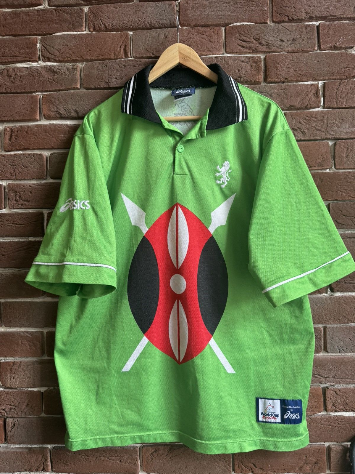 Reebok Vintage 90s 1999 Kenya Cricket National Te Jersey Green Rare Size US L / EU 52-54 / 3 - 1 Thumbnail