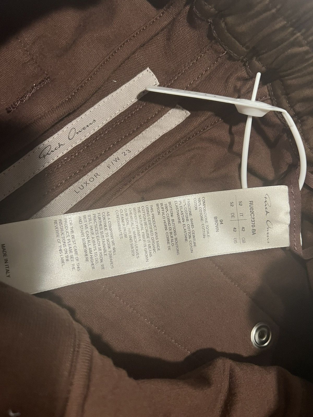 Rick Owens Rick Owens Babel F/W 23 pants. 52/34. $1450 Size US 36 / EU 52 - 5 Thumbnail