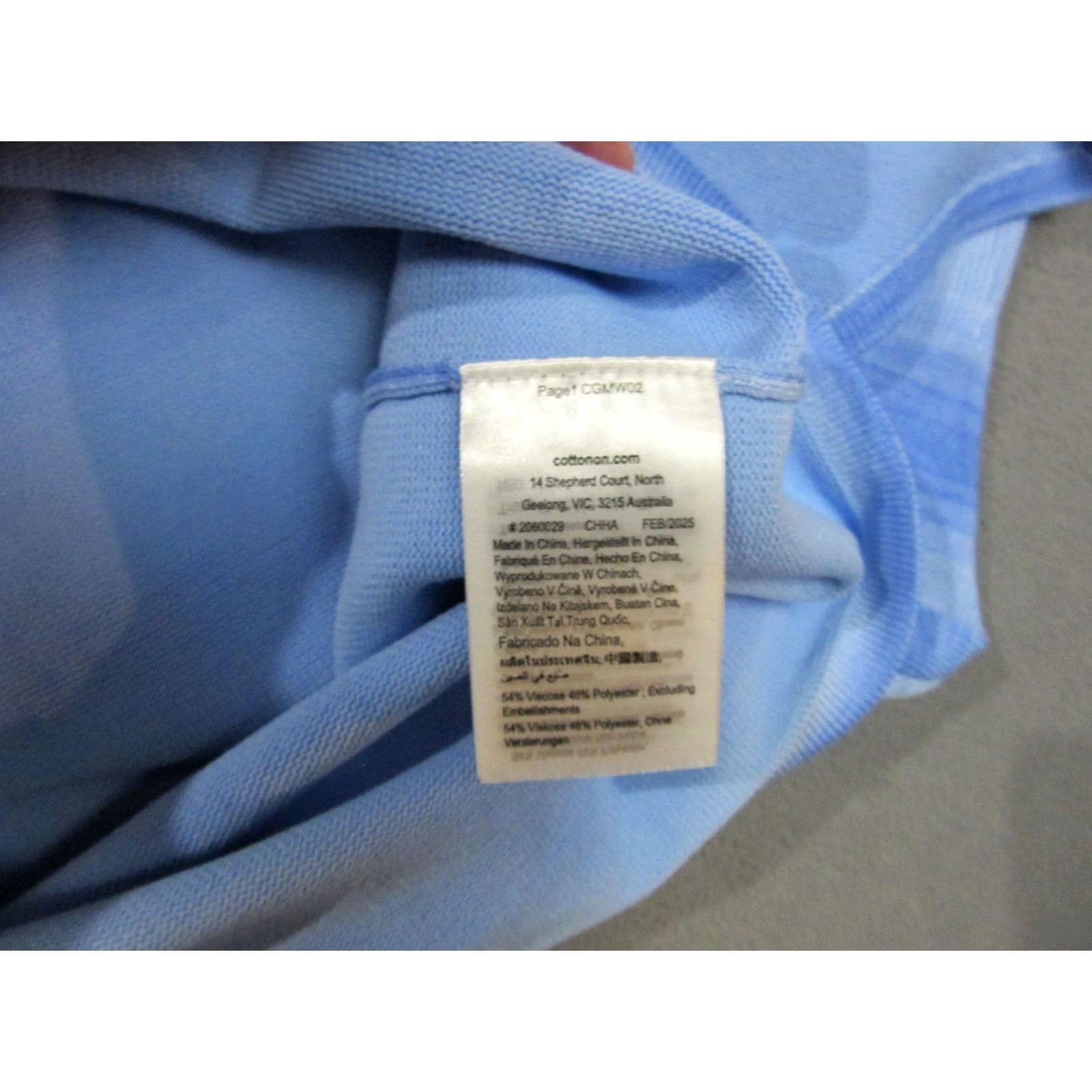 Cotton On Cotton On Mini Dress Womens Medium Blue Ombre Striped Hot Tropics Halter Neck Size M / US 6-8 / IT 42-44 - 4 Thumbnail