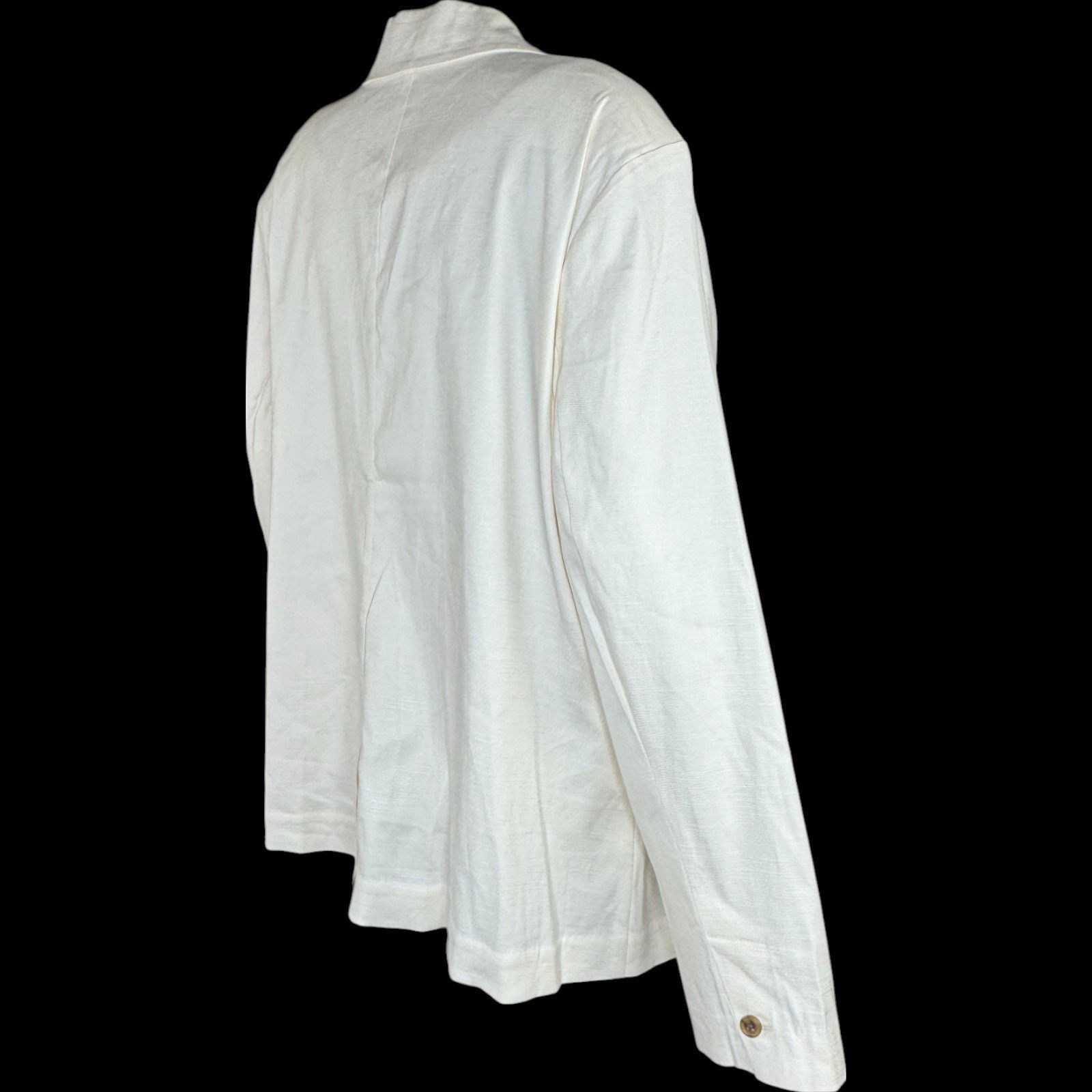 Other Studio Park x Leah Williams Linen Blazer Ivory XL NWOT Size XL / US 12-14 / IT 48-50 - 7 Thumbnail