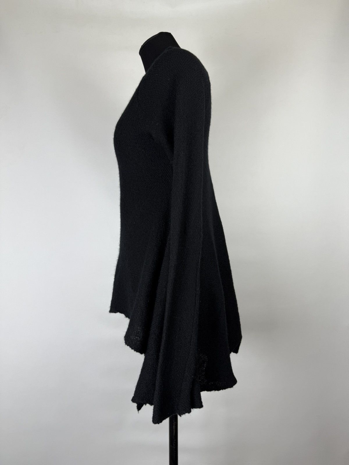 Rundholz Rundholz Dip Long Sleeve Cashmere Asymmetrical Dress Size S / US 4 / IT 40 - 6 Thumbnail