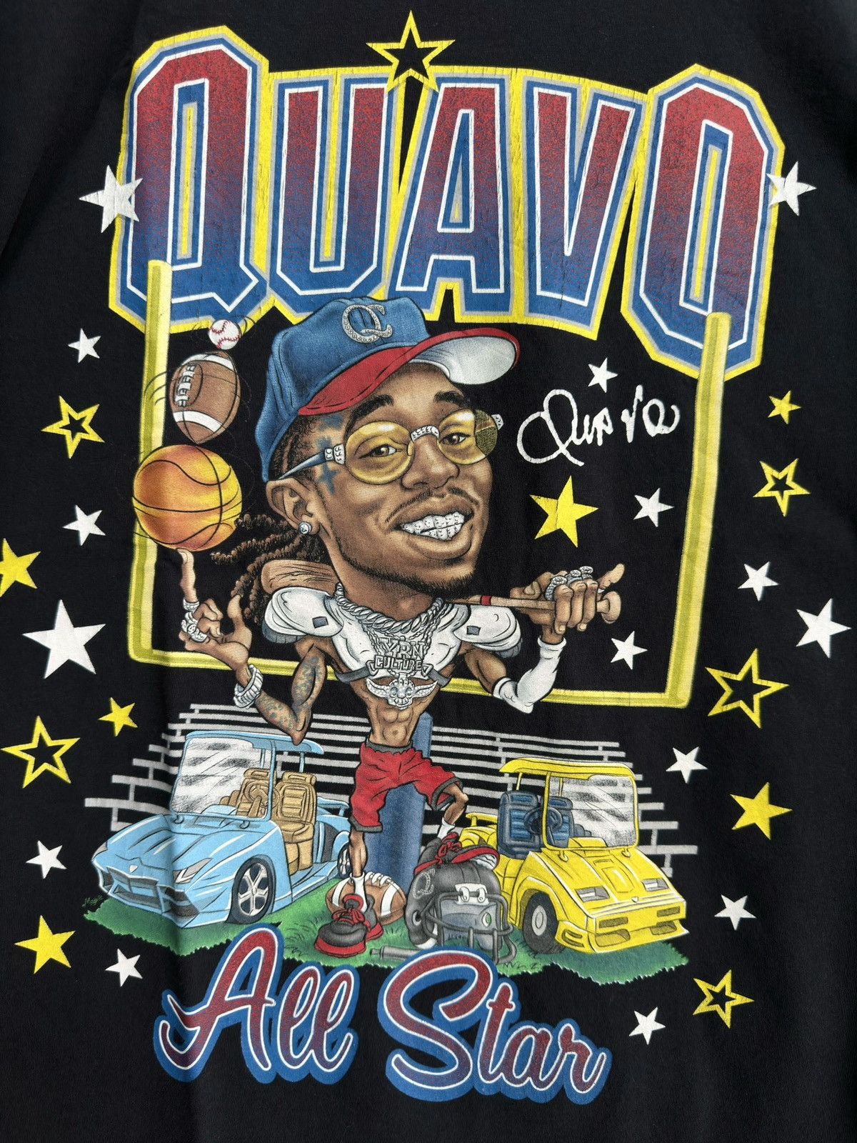 Migos Quavo Huncho All Star Rap Tee Size US XL / EU 56 / 4 - 2 Thumbnail