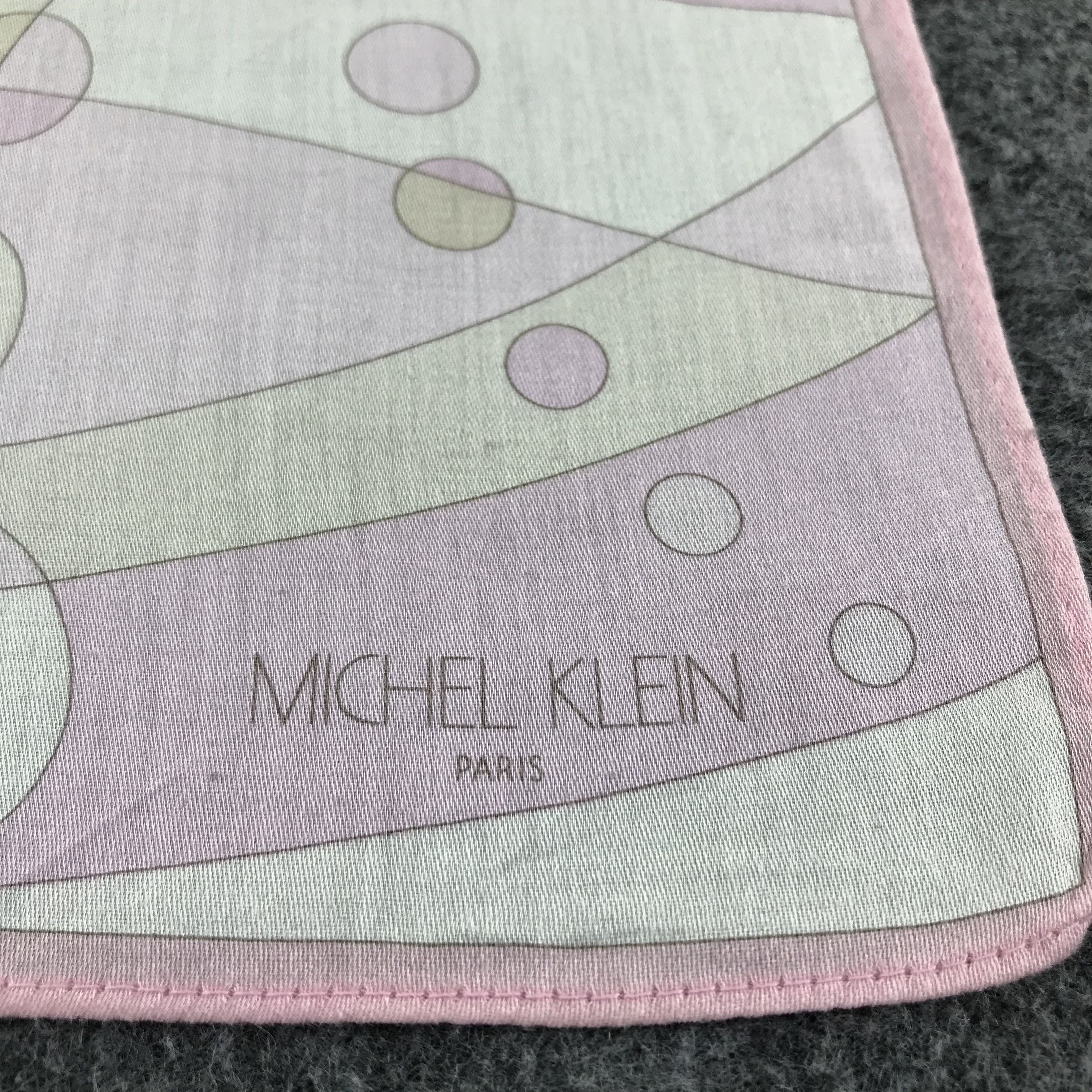 Michel Klein × Vintage Michel Klein Abstract Handkerchief Bandana SCT061 Size ONE SIZE - 5 Thumbnail