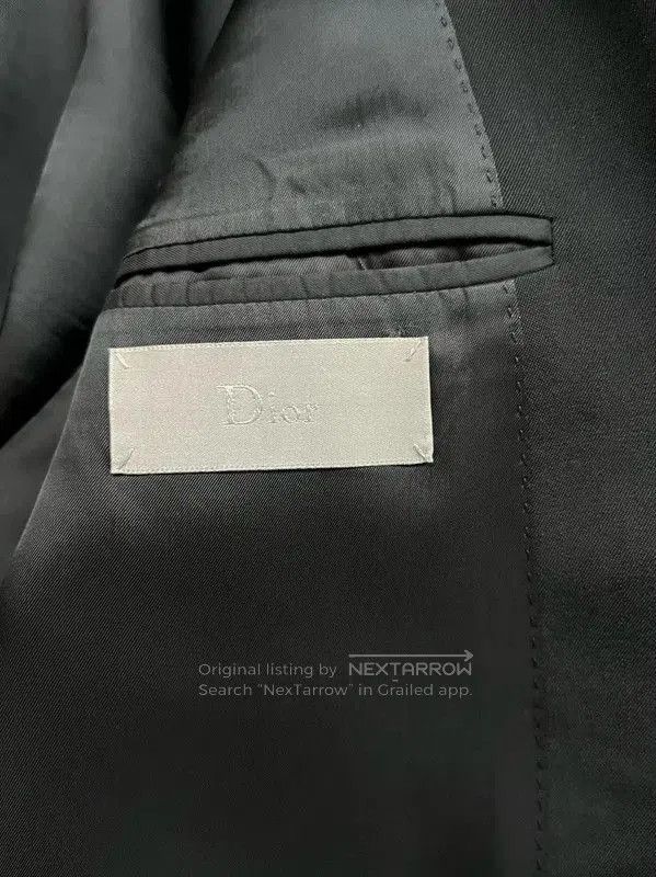 Dior Dior Black Wool Jacket with Distressed Details . Size US L / EU 52-54 / 3 - 3 Thumbnail