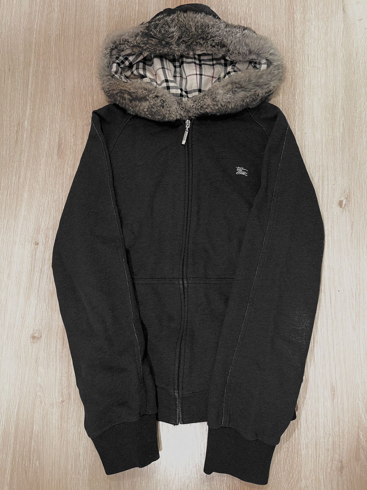 Burberry Burberry Rabbit Fur Hoodie | Grailed