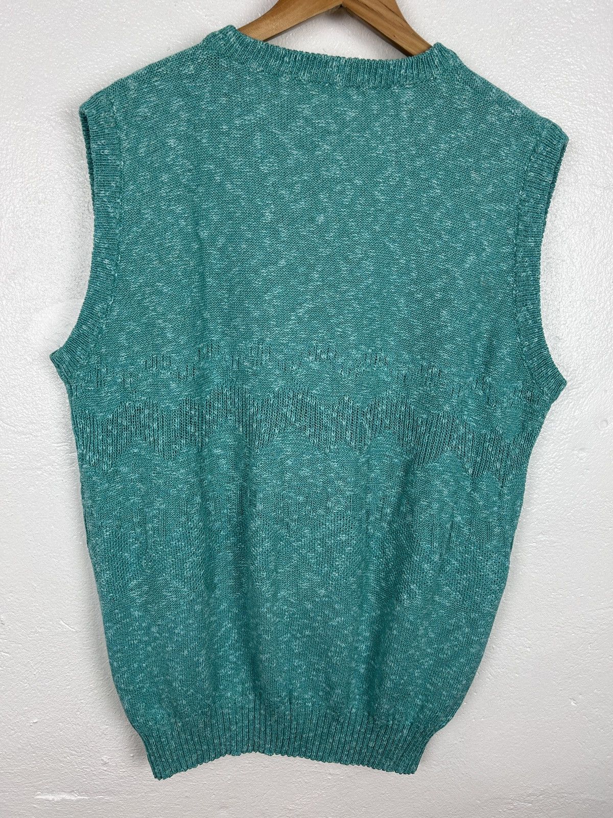 Yves Saint Laurent 80s Vintage Yves Saint Laurent Knitwear Sweater Vest Size US XL / EU 56 / 4 - 6 Thumbnail